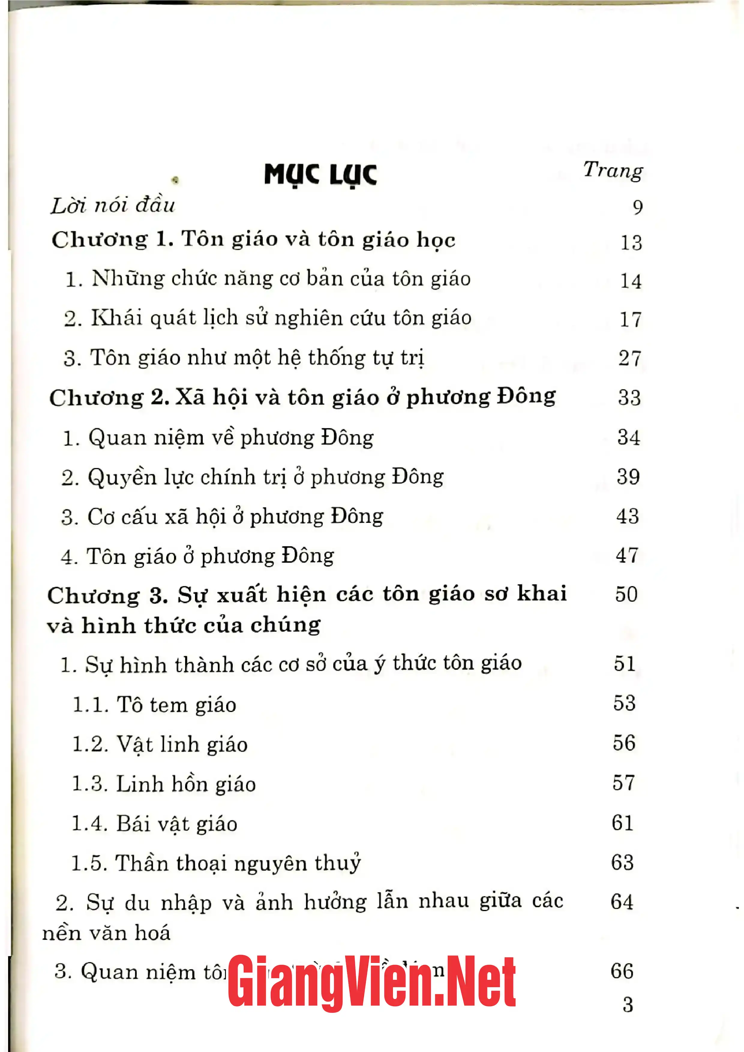 Trang bìa chính thức sách Tôn giáo phương Đông quá khứ và hiện đại