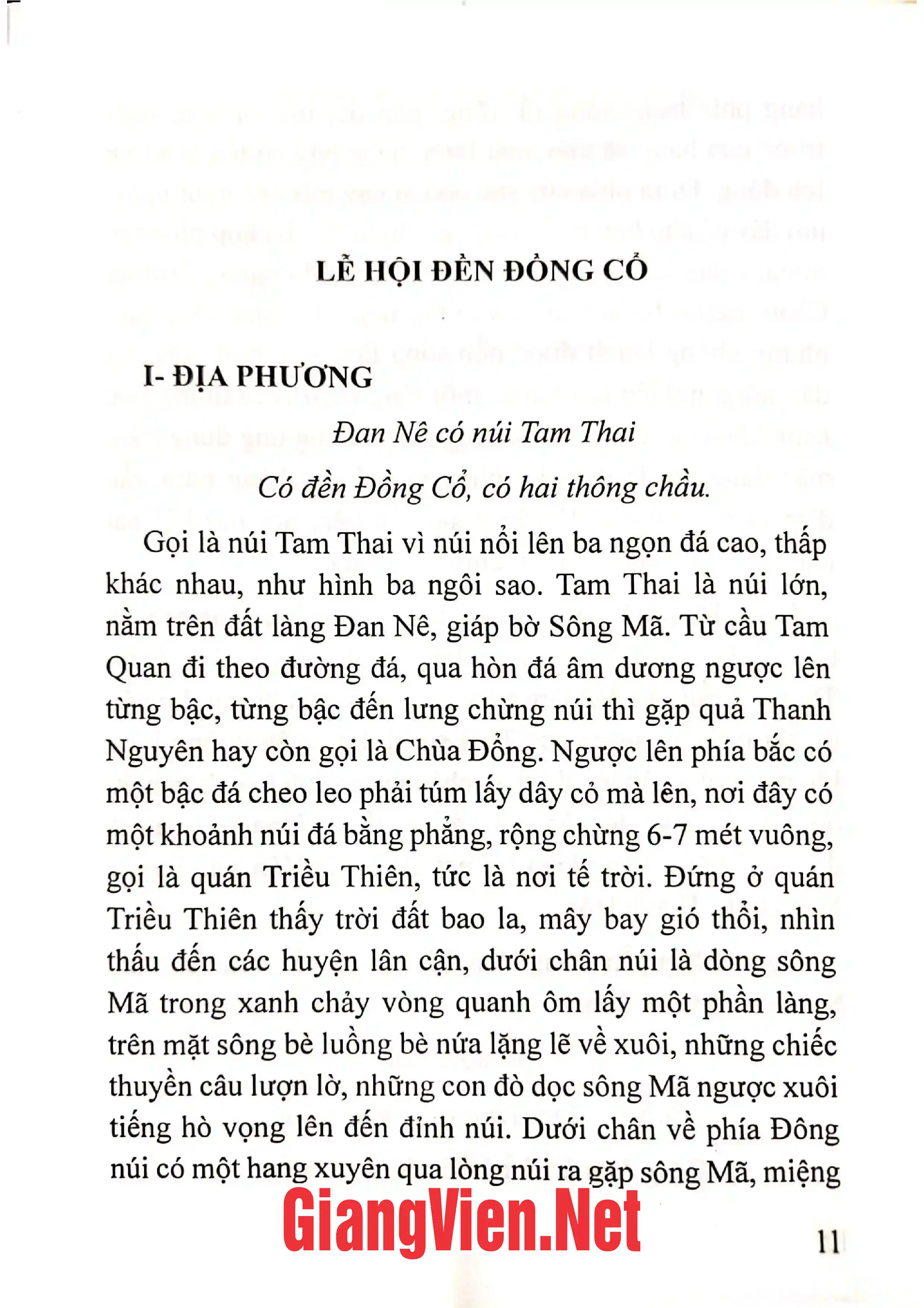 Mục lục chi tiết trang 1 sách Lễ tục lễ hội truyền thống xứ Thanh Quyển 2