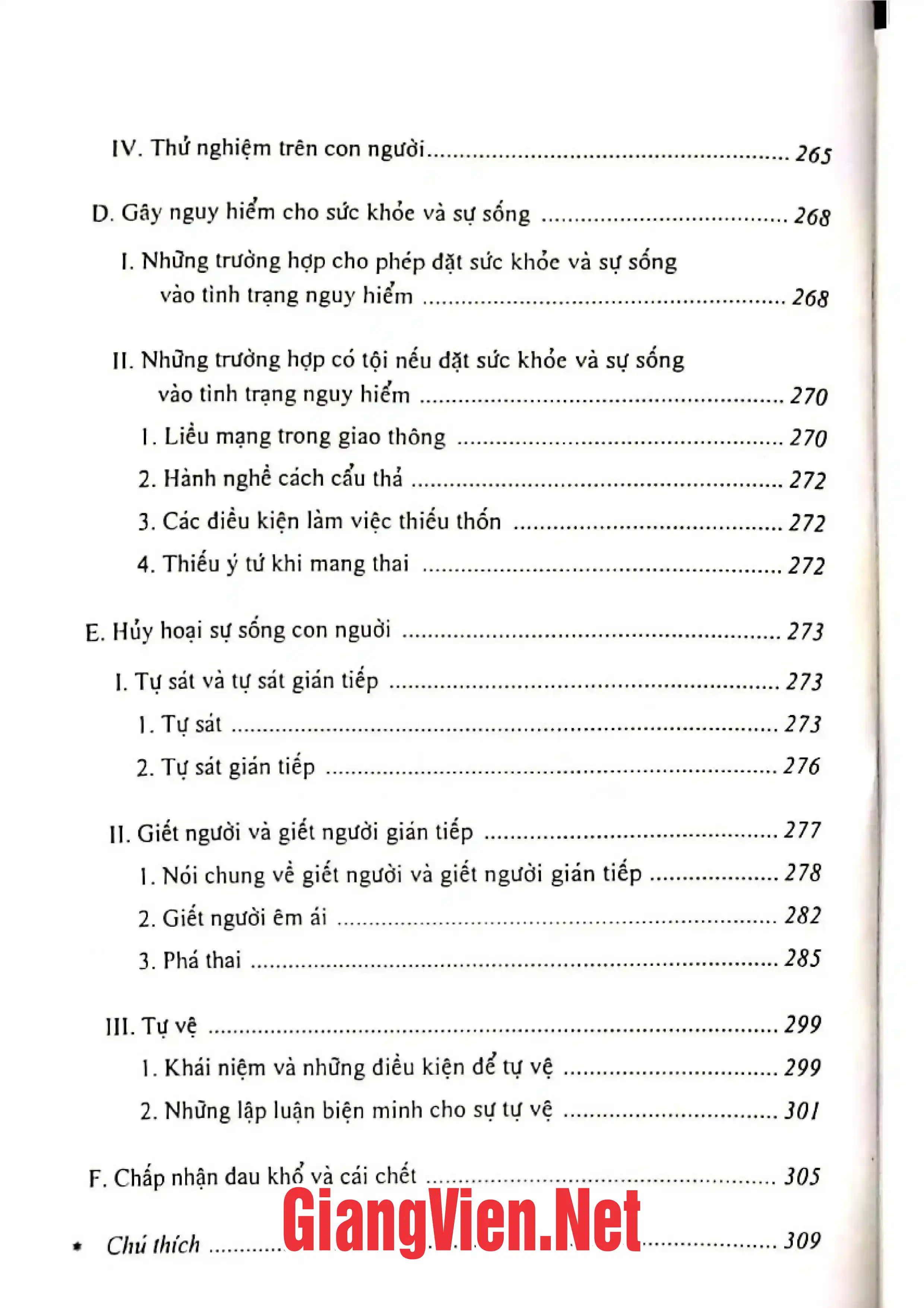 Nội dung mục lục và hình ảnh sách Thần học luân lý chuyên biệt, Tập II - Trang 5