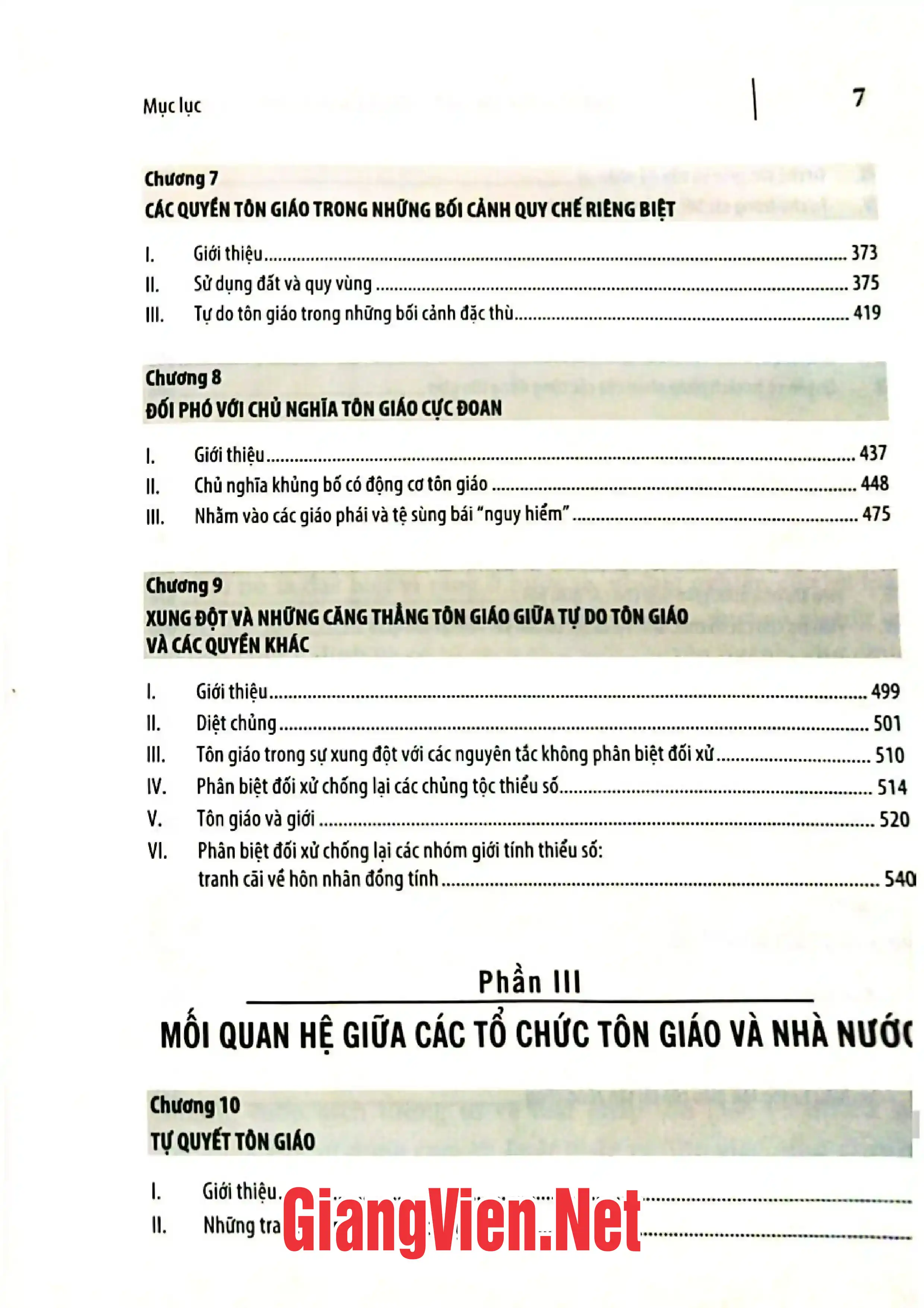 Ảnh minh họa nội dung cuốn sách: Luật pháp và tôn giáo tiếp cận so sánh quốc gia, quốc tế