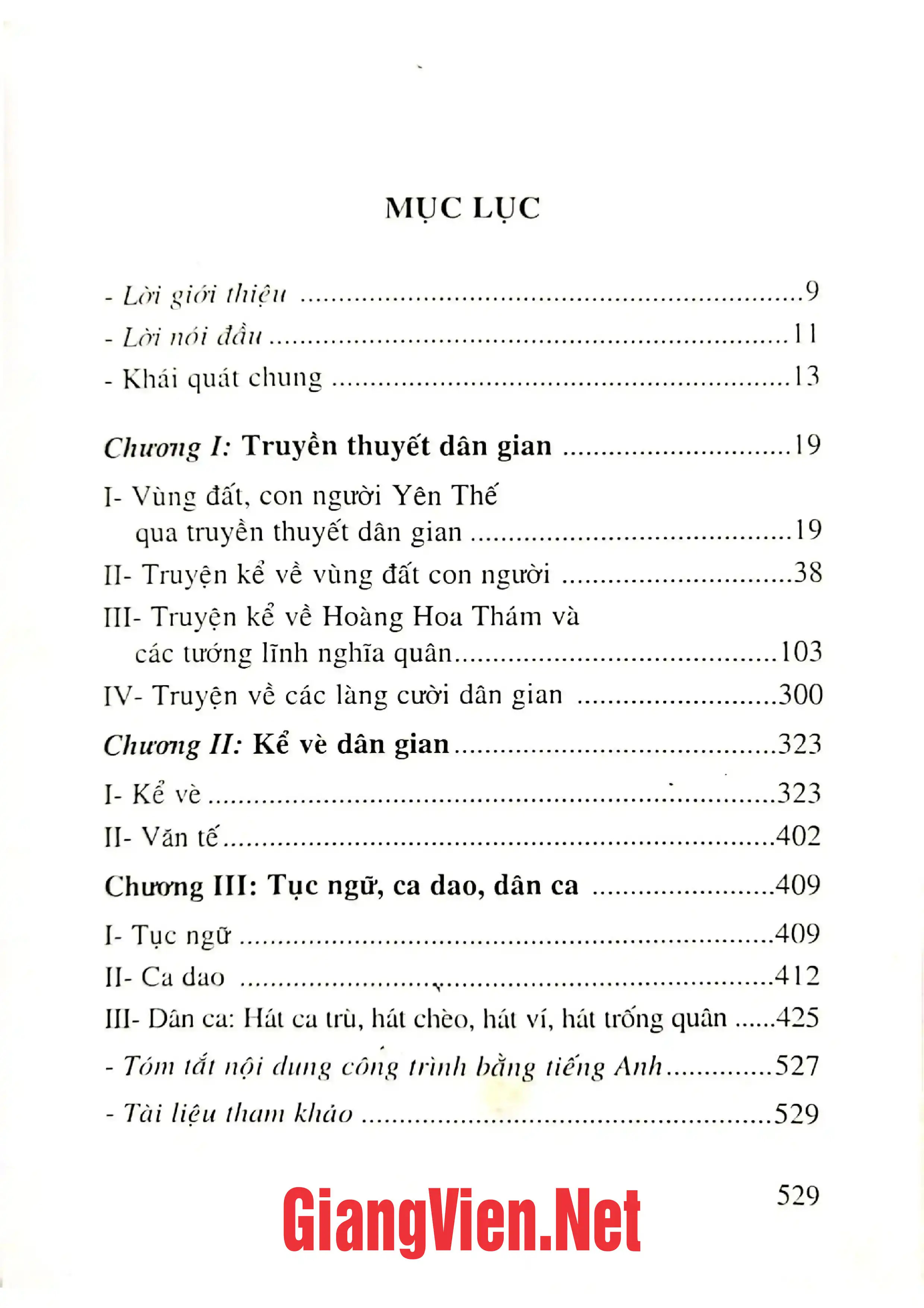 Trang bìa chính thức sách Văn nghệ dân gian miền Yên Thế