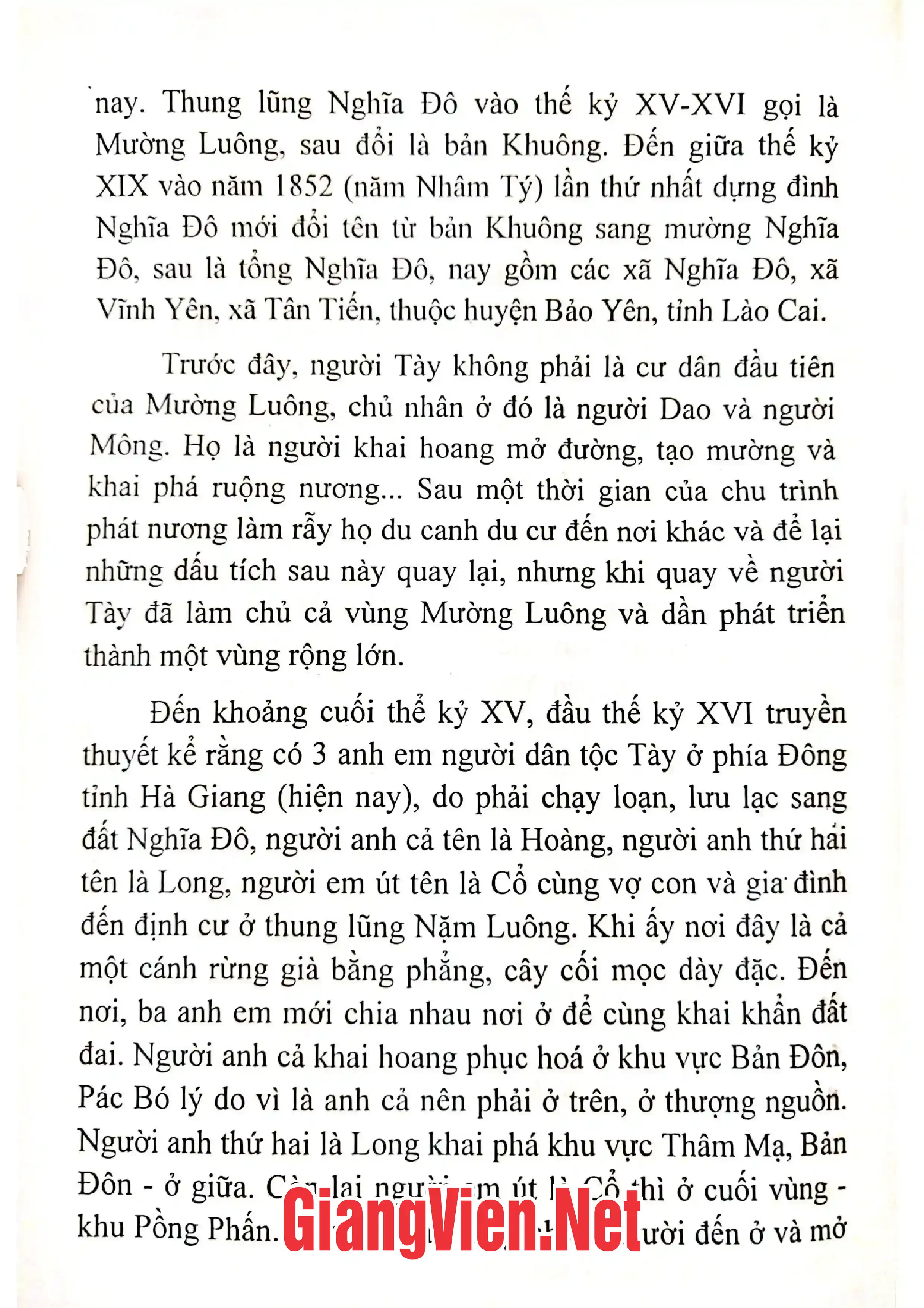 Mục lục chi tiết trang 3 sách Phong tục tang ma của người Tày ở Nghĩa Đô, huyện Bảo Yên, tỉnh Lào Cai