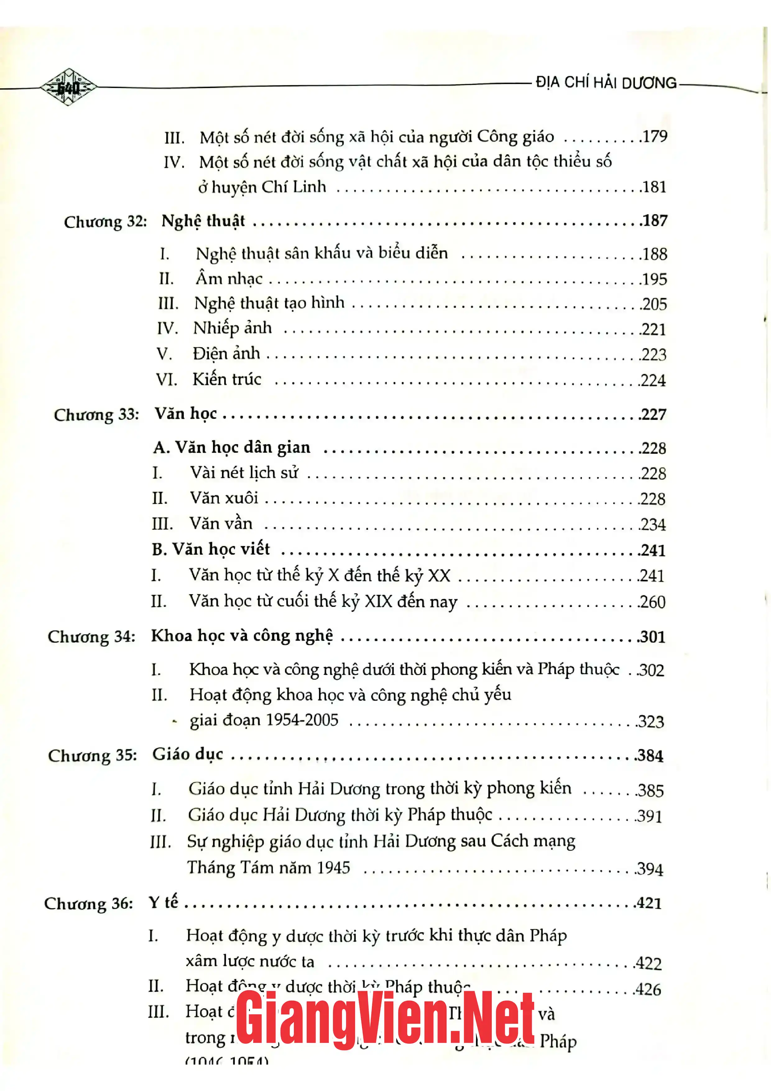 Ảnh minh họa nội dung cuốn sách: Địa chí Hải Dương tập III