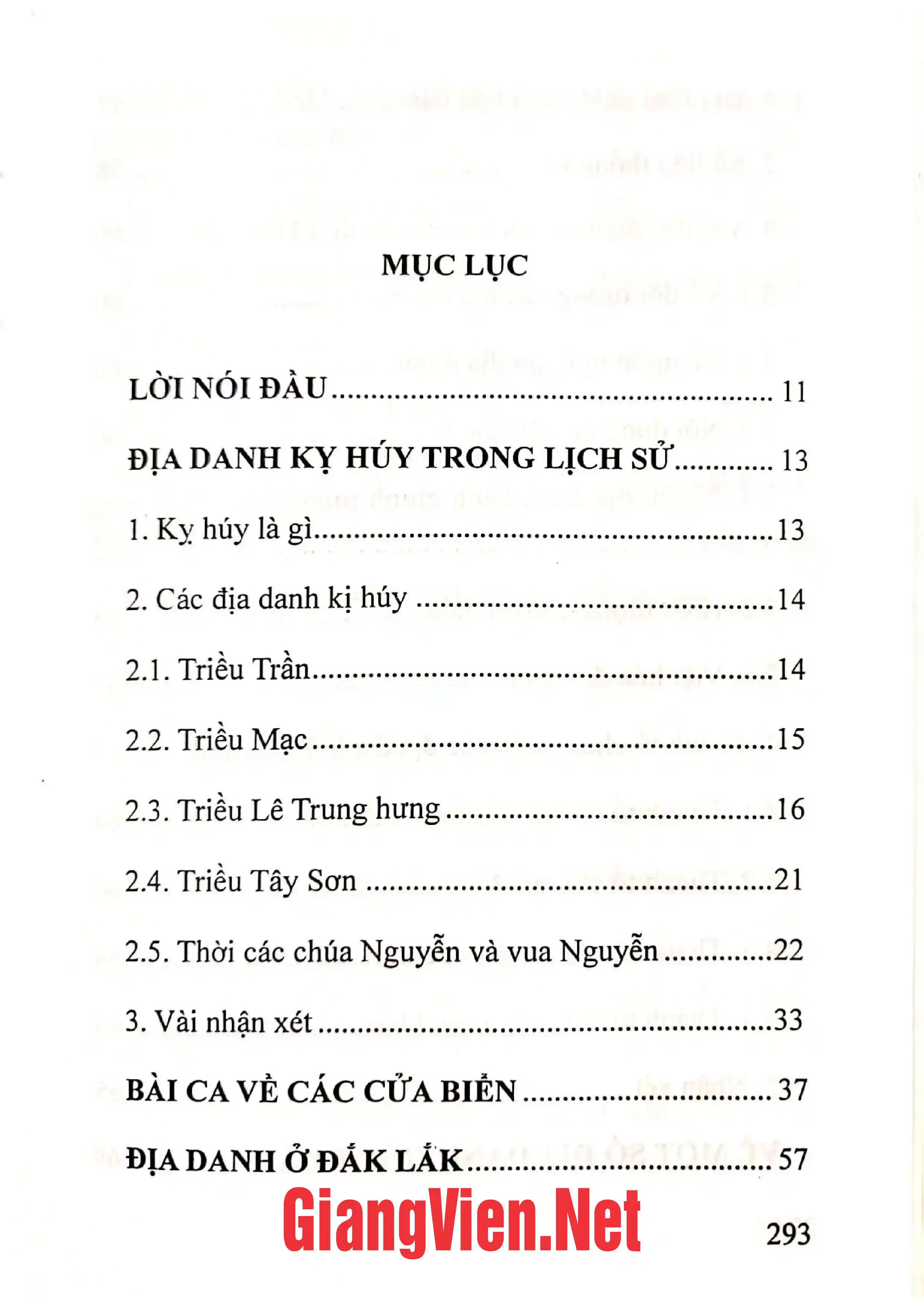 Trang bìa chính thức sách Những trầm tích trong văn hóa Qua nghiên cứu địa danh
