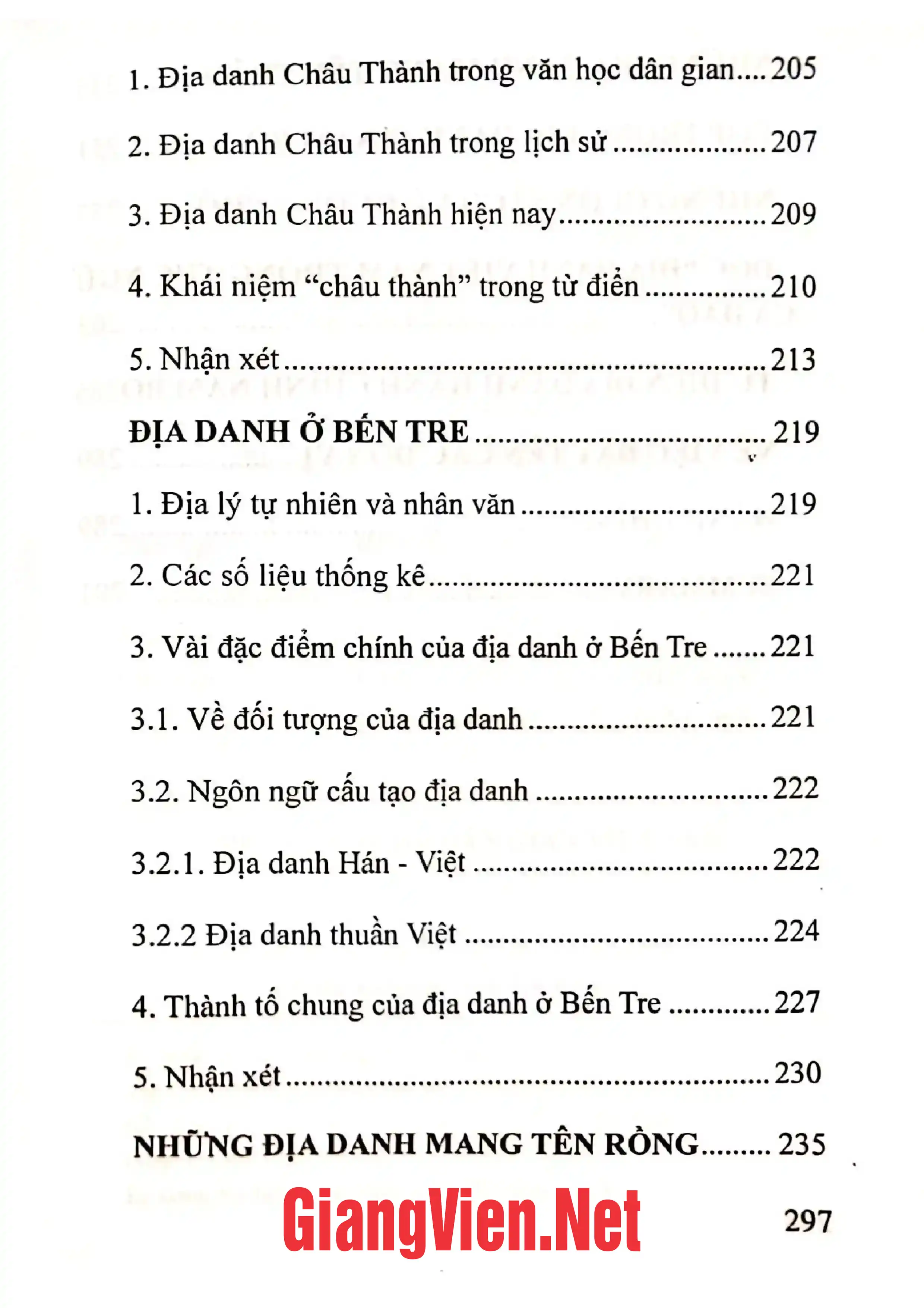 Nội dung trang phụ bản giới thiệu sách Những trầm tích trong văn hóa Qua nghiên cứu địa danh