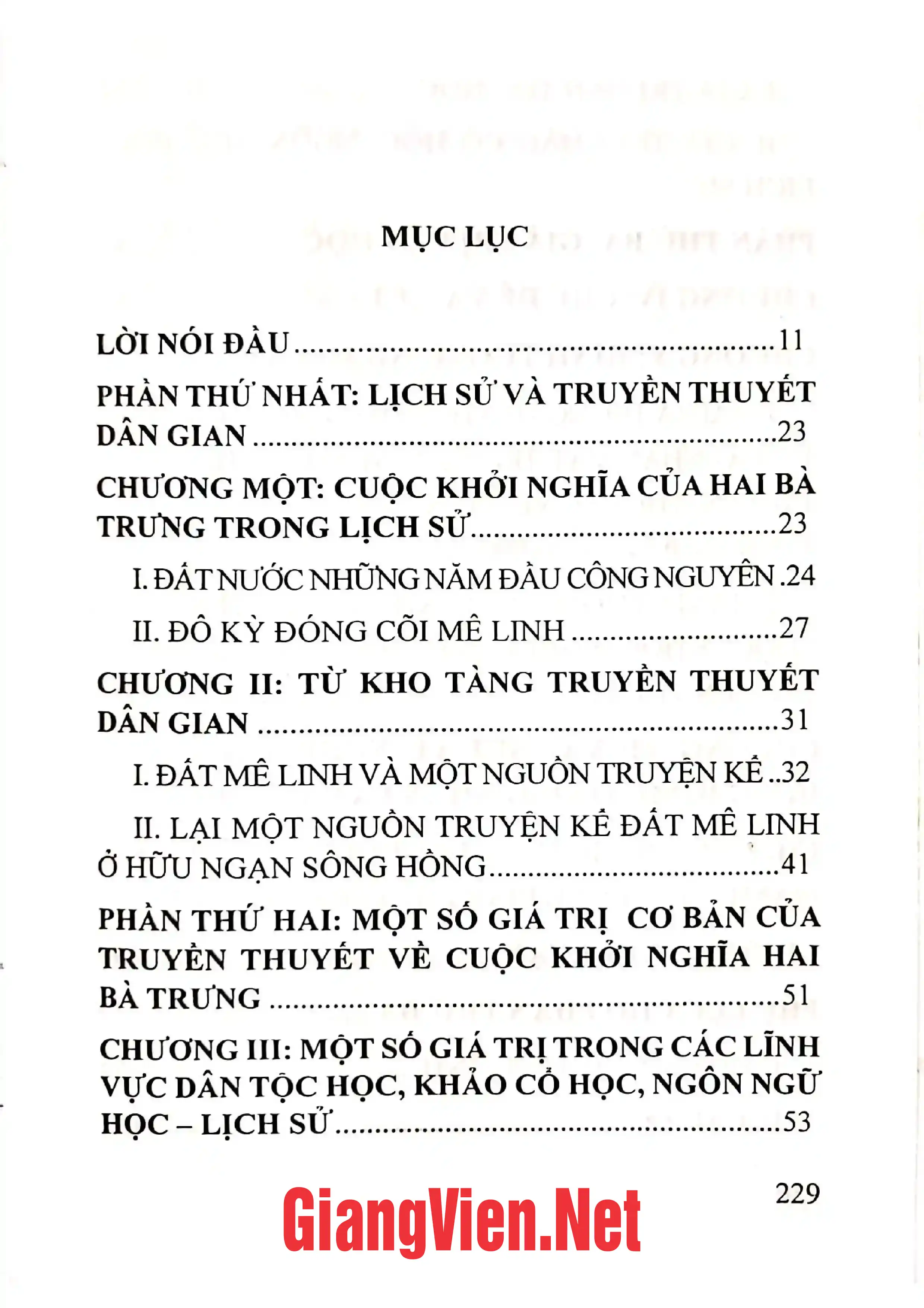 Trang bìa chính thức sách Truyền thuyết Hai Bà Trưng một số giá trị văn hóa - nhân sinh chuyên luận