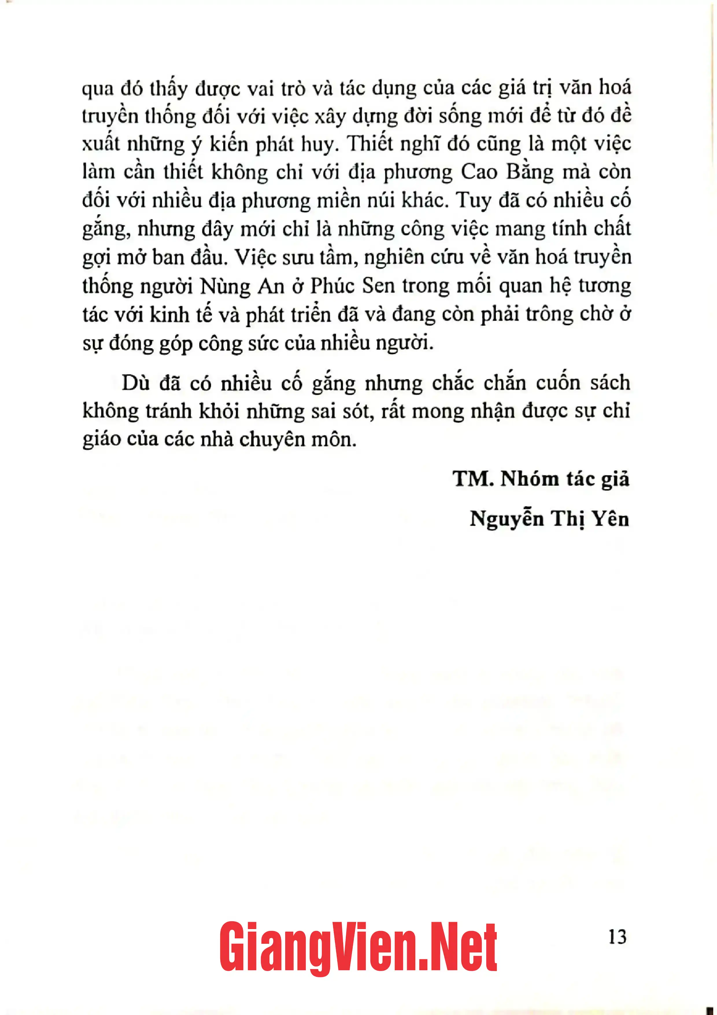 Ảnh minh họa nội dung cuốn sách: Văn hóa truyền thống của người Nùng An xã Phúc Sen, huyện Quảng Uyên, tỉnh Cao Bằng