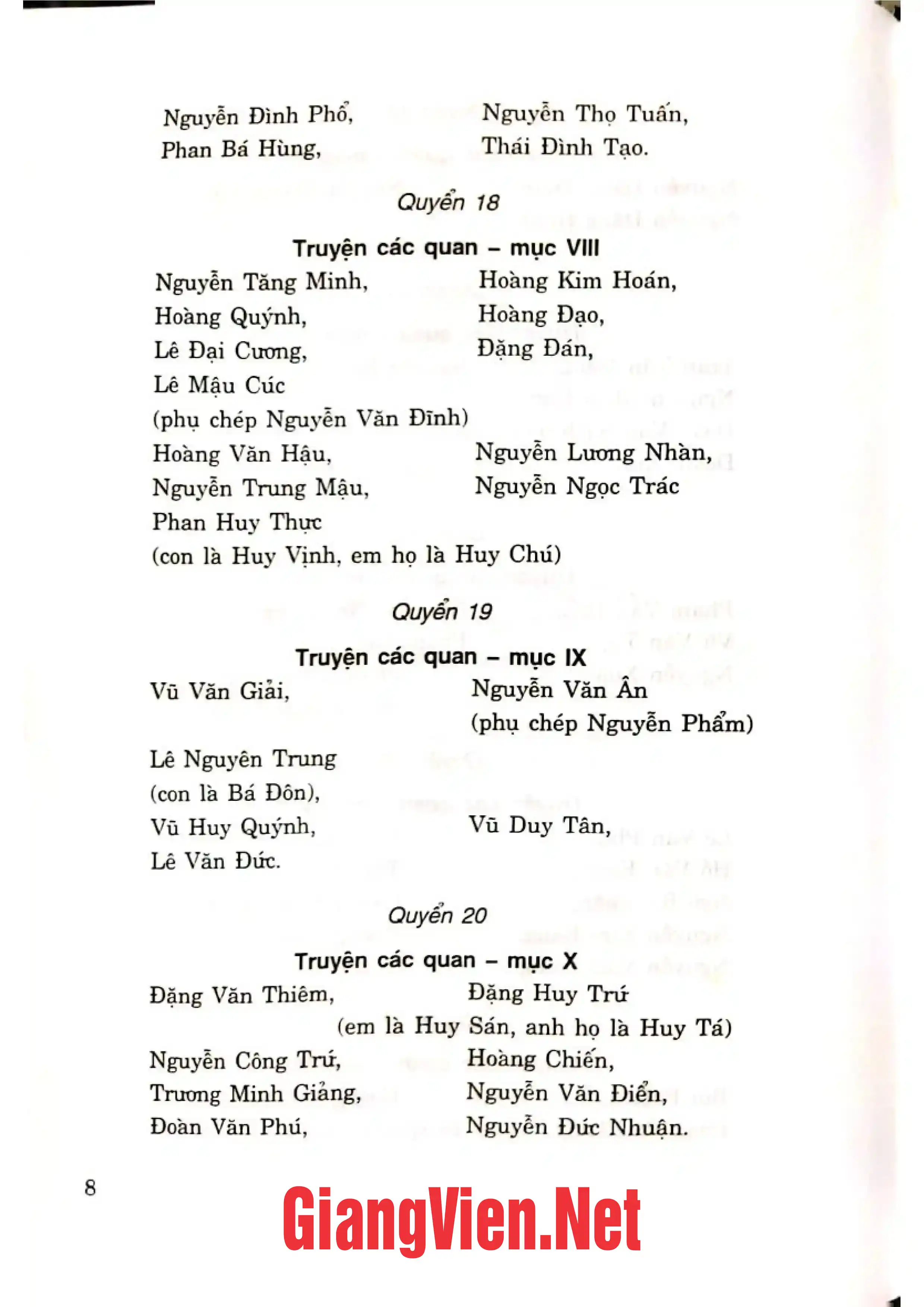 Ảnh minh họa nội dung cuốn sách: Đại Nam chính biên liệt truyện nhị tập, Quyển đầu