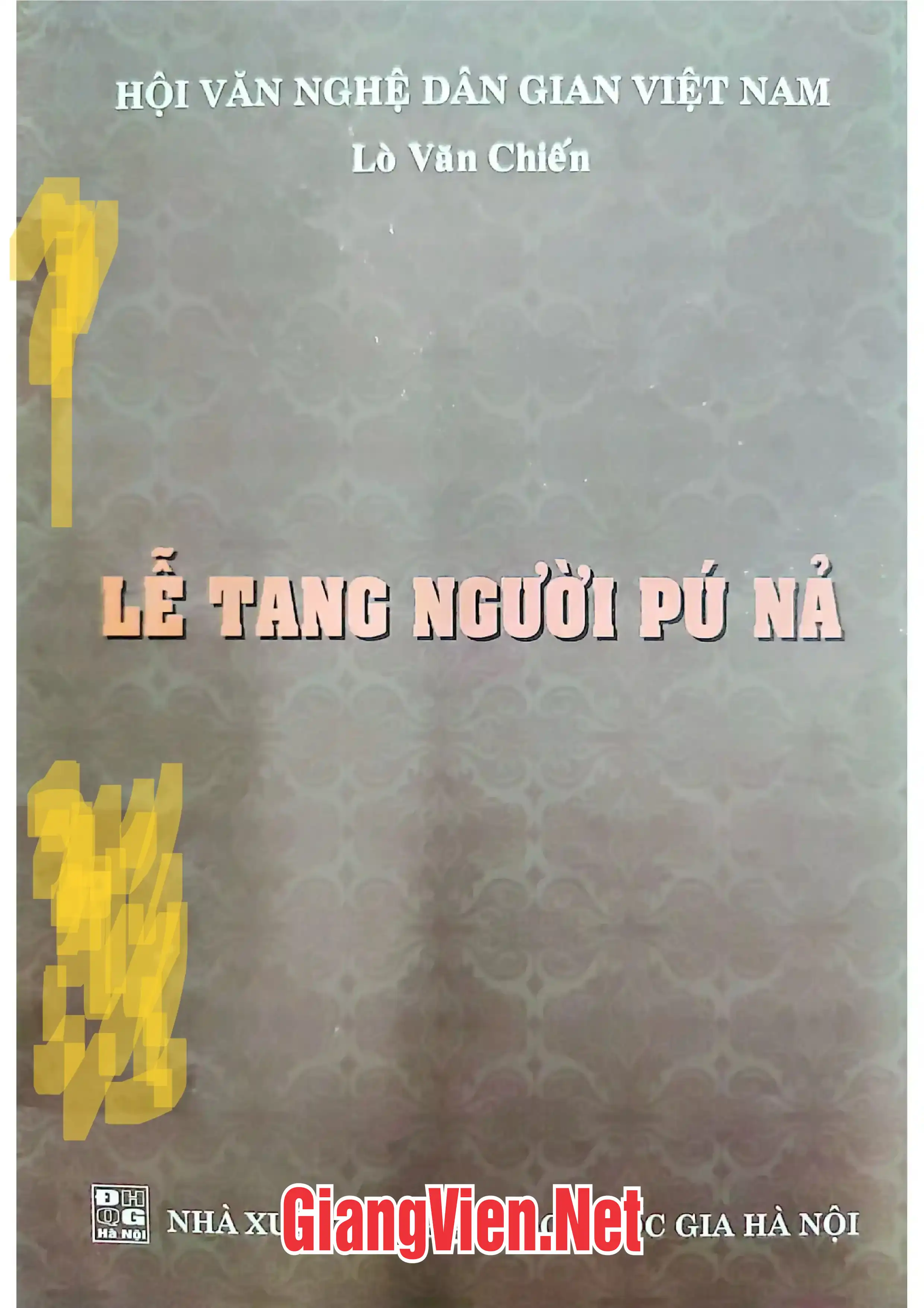 Ảnh bìa của Lễ tang người Pú Nả thuộc nhóm dân tộc Giáy