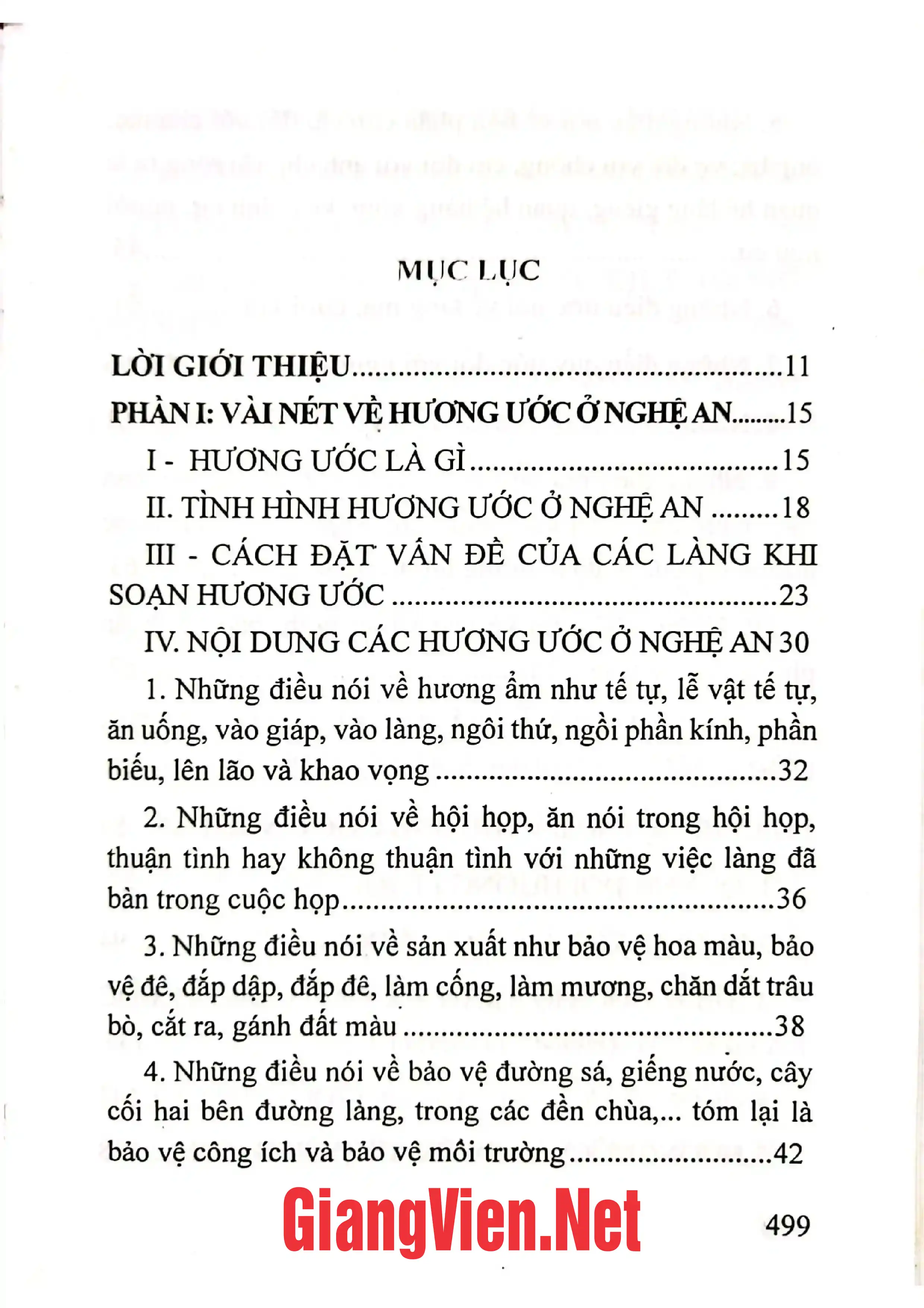 Trang bìa chính thức sách Hương ước Nghệ An
