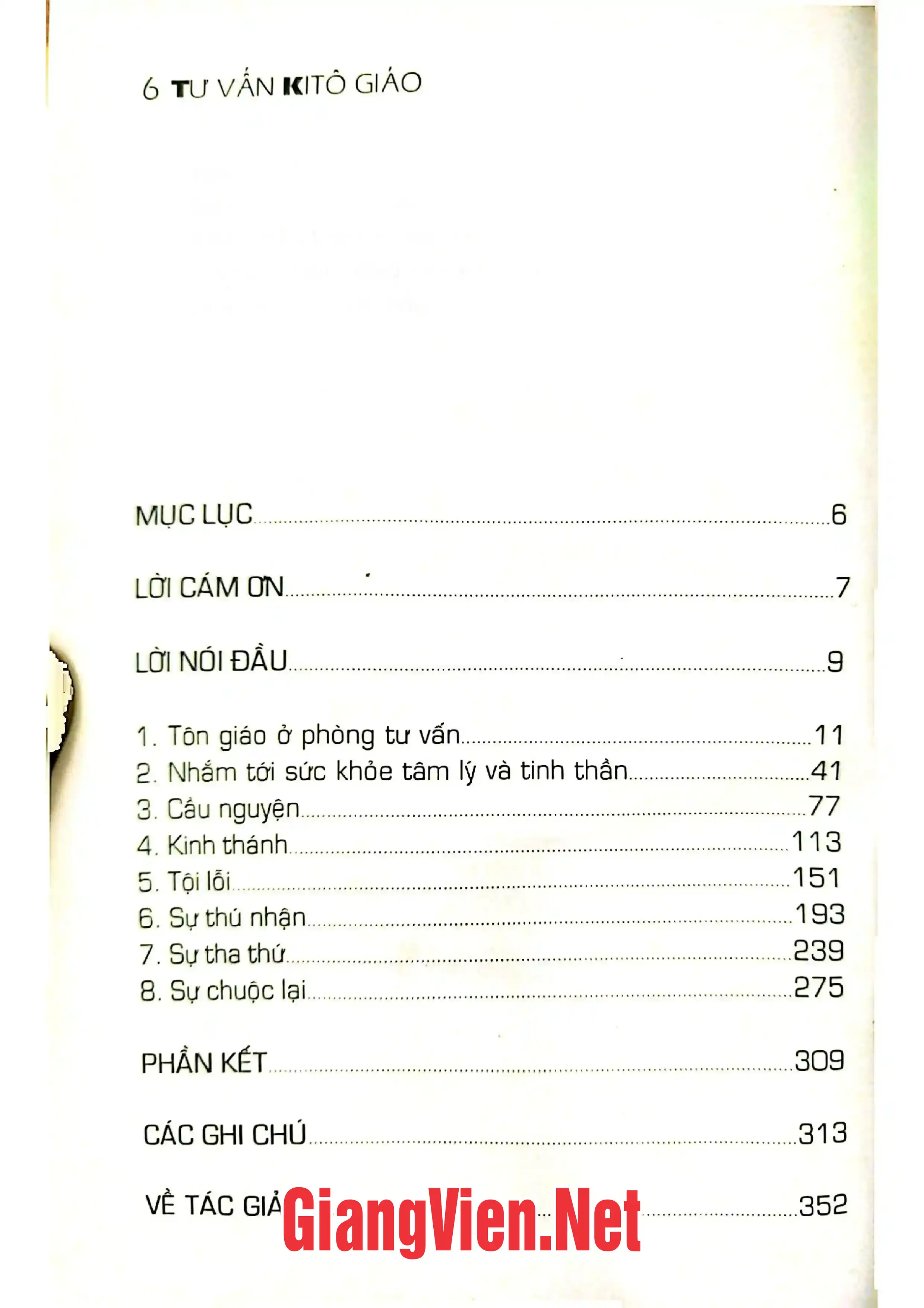 Trang bìa chính thức sách Vận dụng tâm lý học thần học tu đức học vào việc tư vấn của Kitô giáo