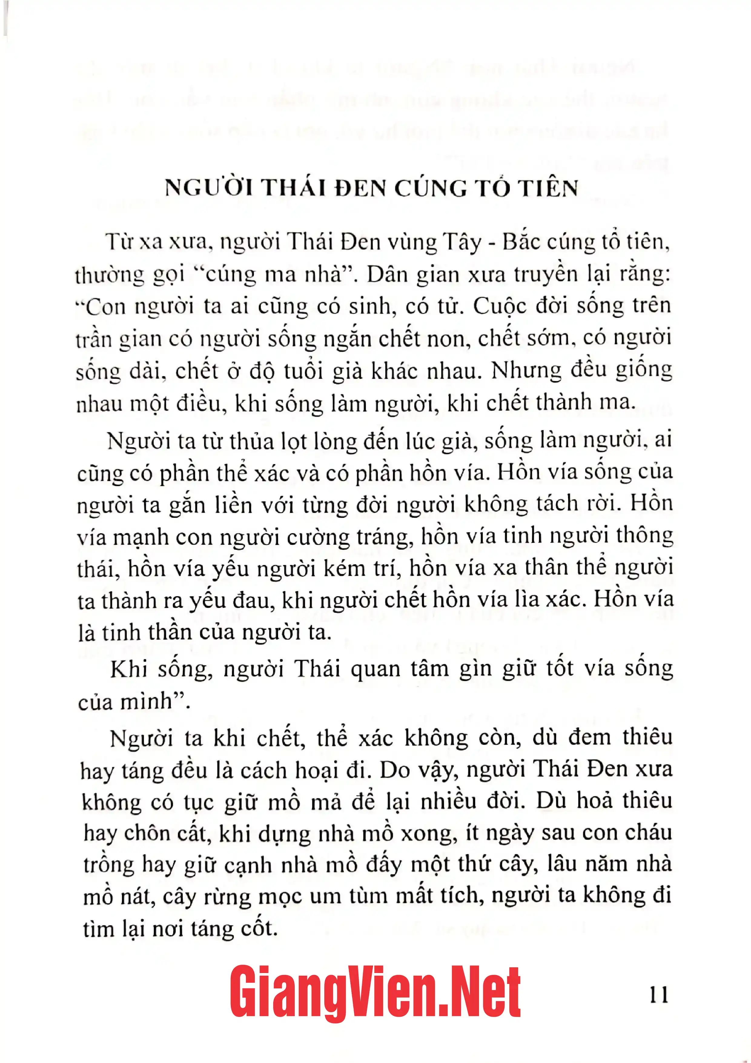 Mục lục chi tiết trang 2 sách Lễ cúng tổ tiên và lễ cầu lành truyền thống của người Thái Đen vùng Tây Bắc