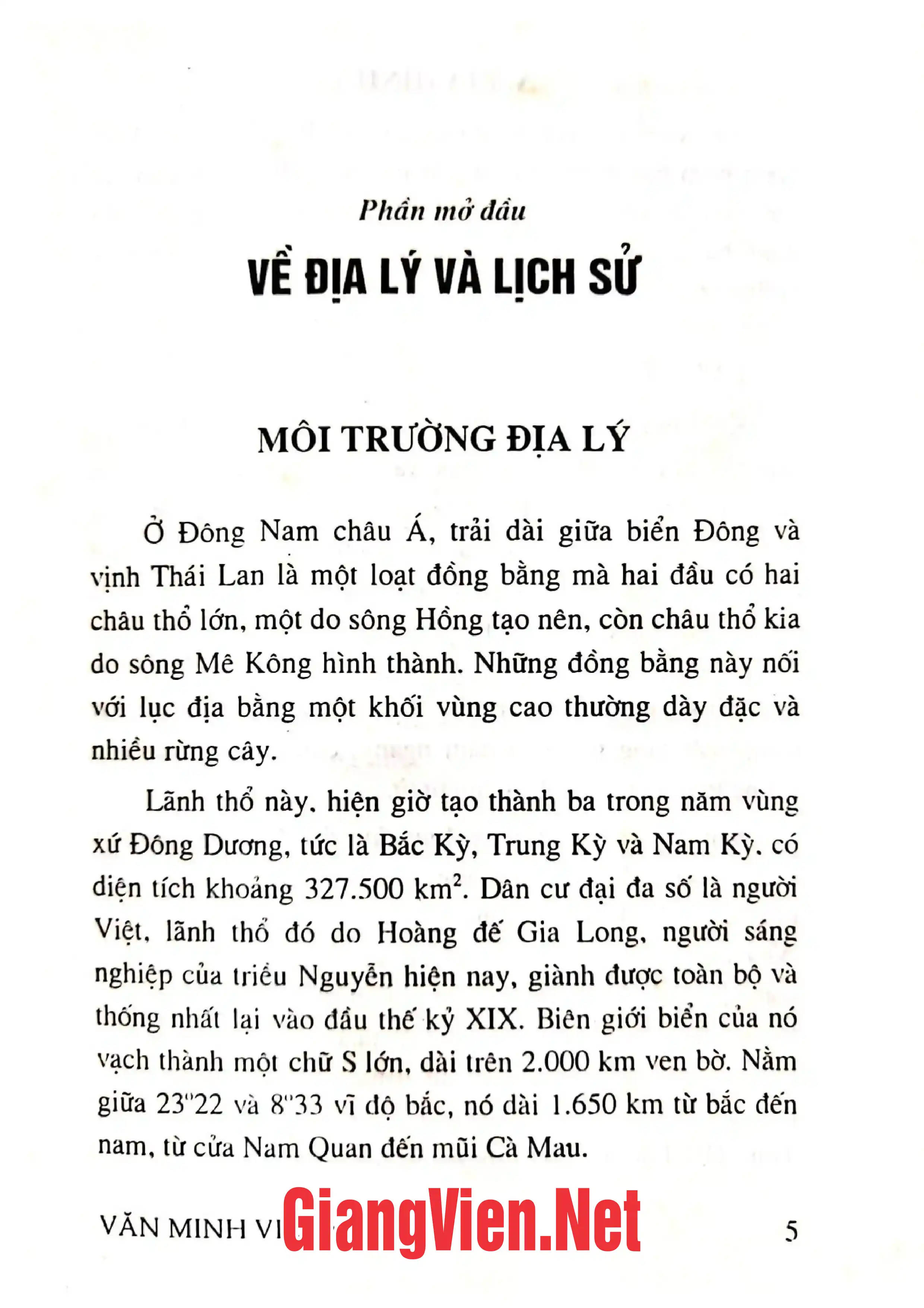 Nội dung trang phụ bản giới thiệu sách Văn minh Việt Nam