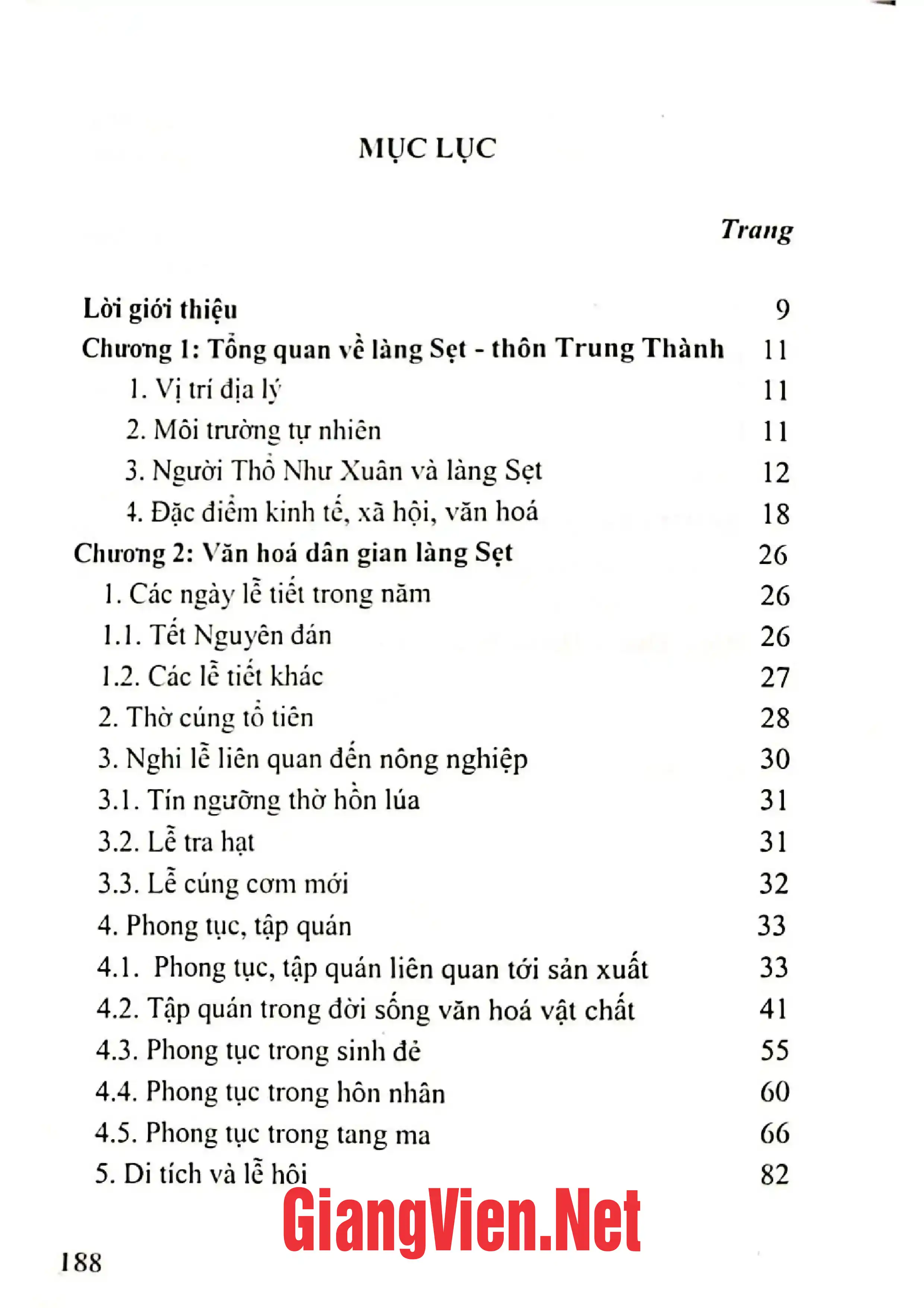 Trang bìa chính thức sách Văn hóa dân gian người Thổ làng Sẹt Xã Yên Lễ, huyện Như Xuân, tỉnh Thanh Hóa