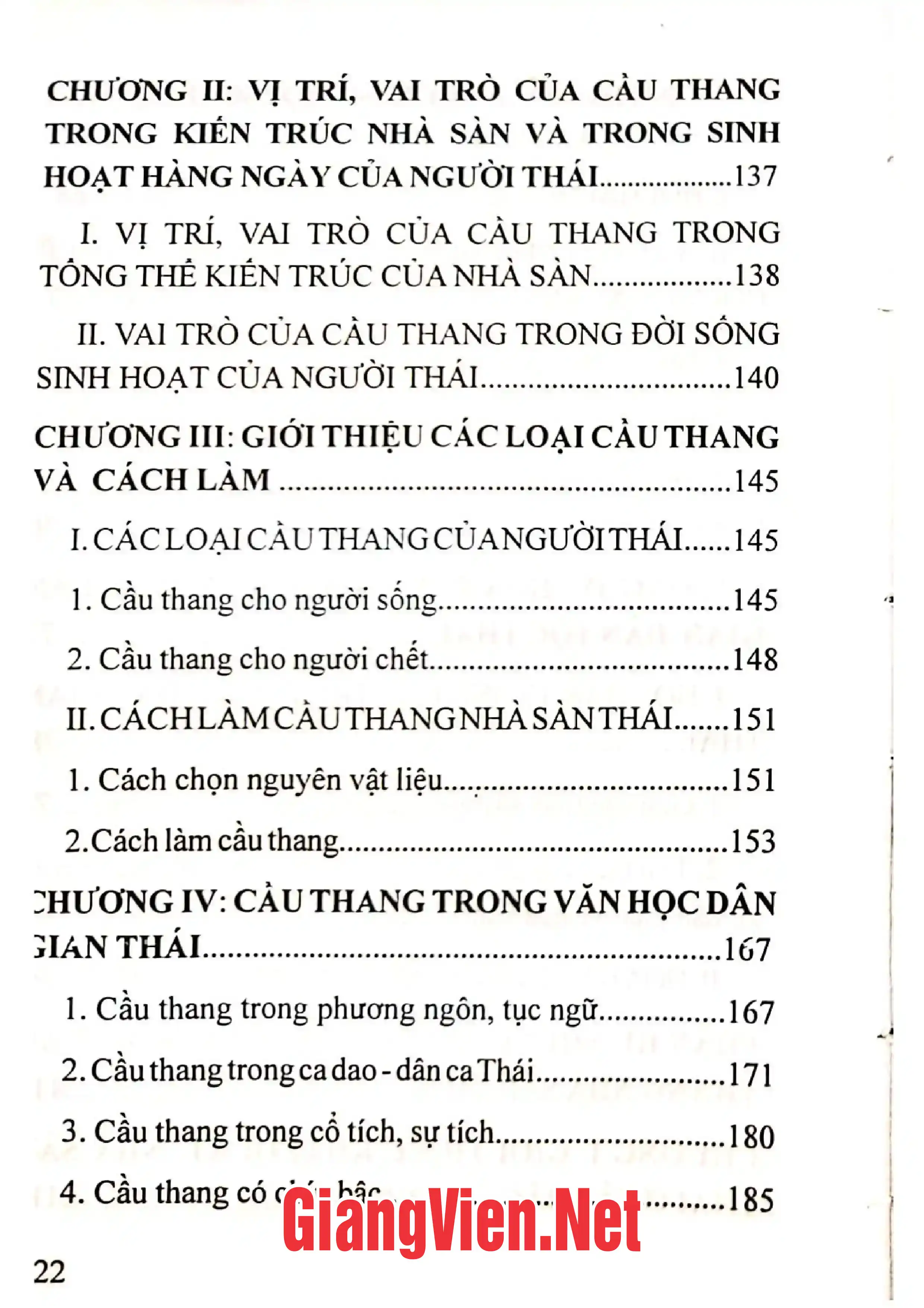 Mục lục chi tiết trang 3 sách Văn hóa Thái những tri thức dân gian