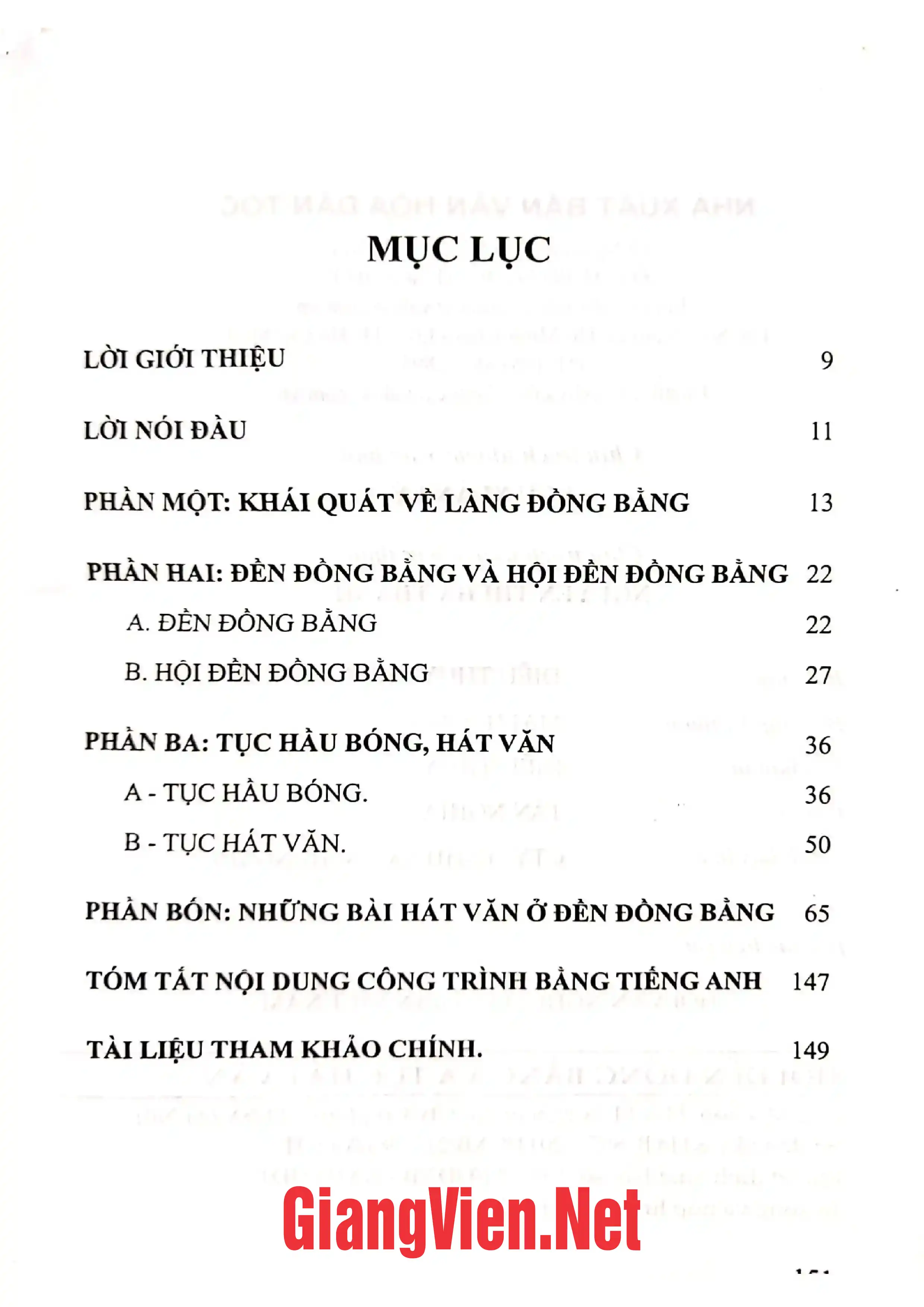 Trang bìa chính thức sách Hội đền Đồng Bằng và tục hát văn