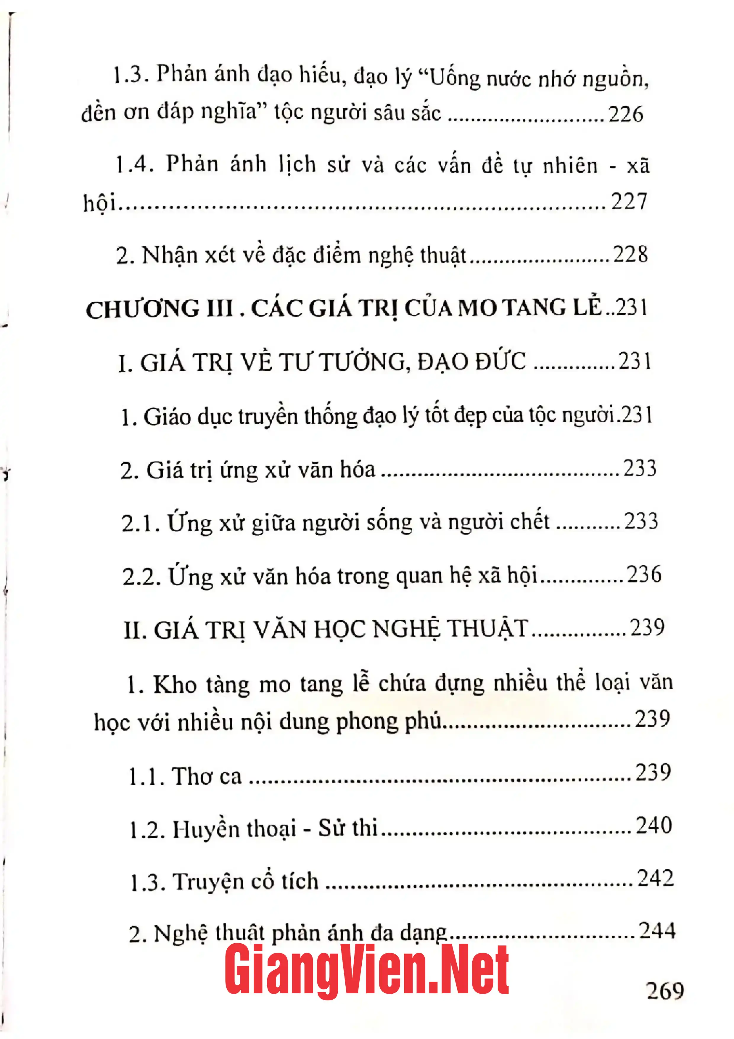 Nội dung trang phụ bản giới thiệu sách Mo tang lễ cổ truyền của người Nùng Dín, Lào Cai