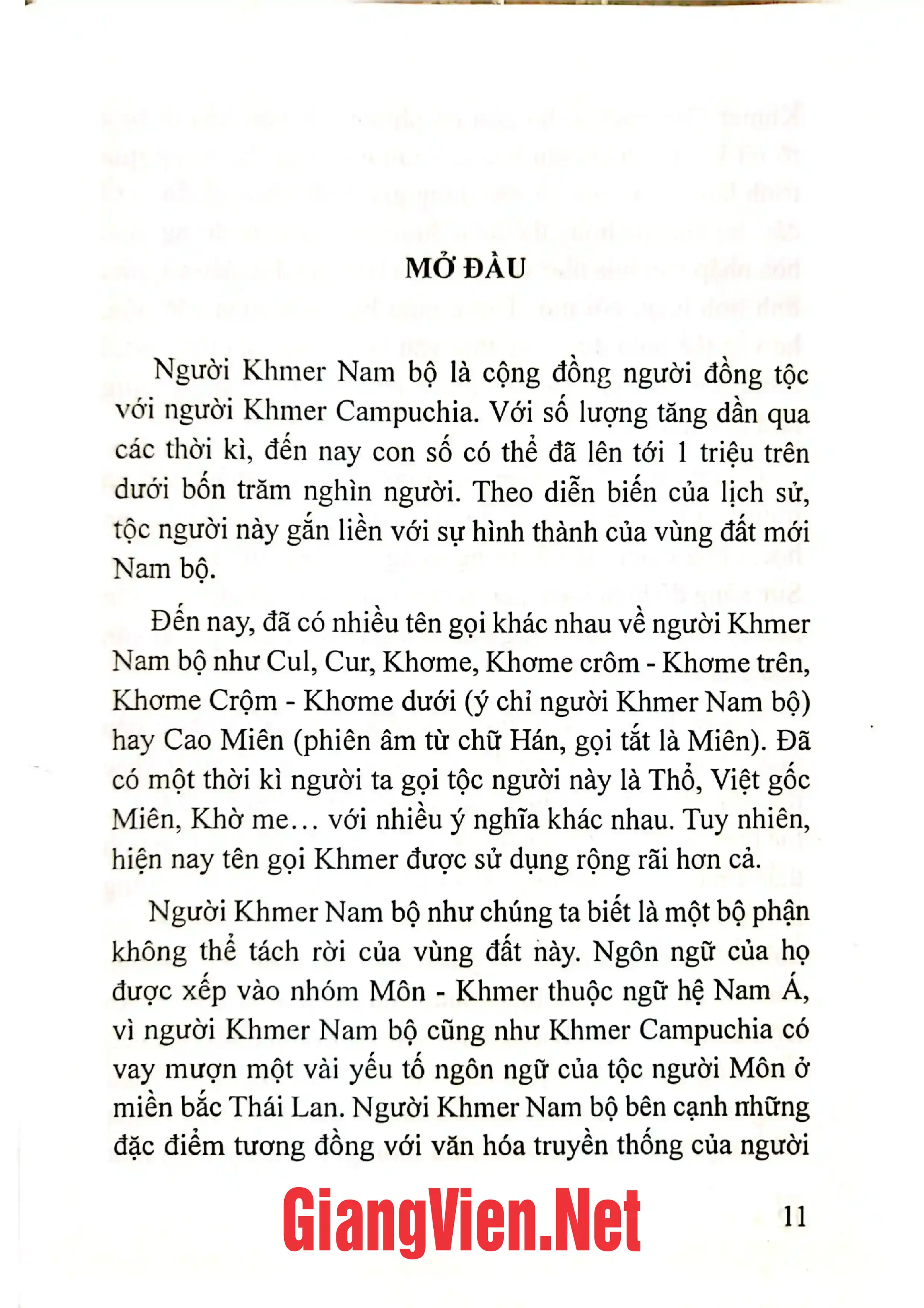 Nội dung trang phụ bản giới thiệu sách Lễ hội truyền thống của người Khmer Nam Bộ