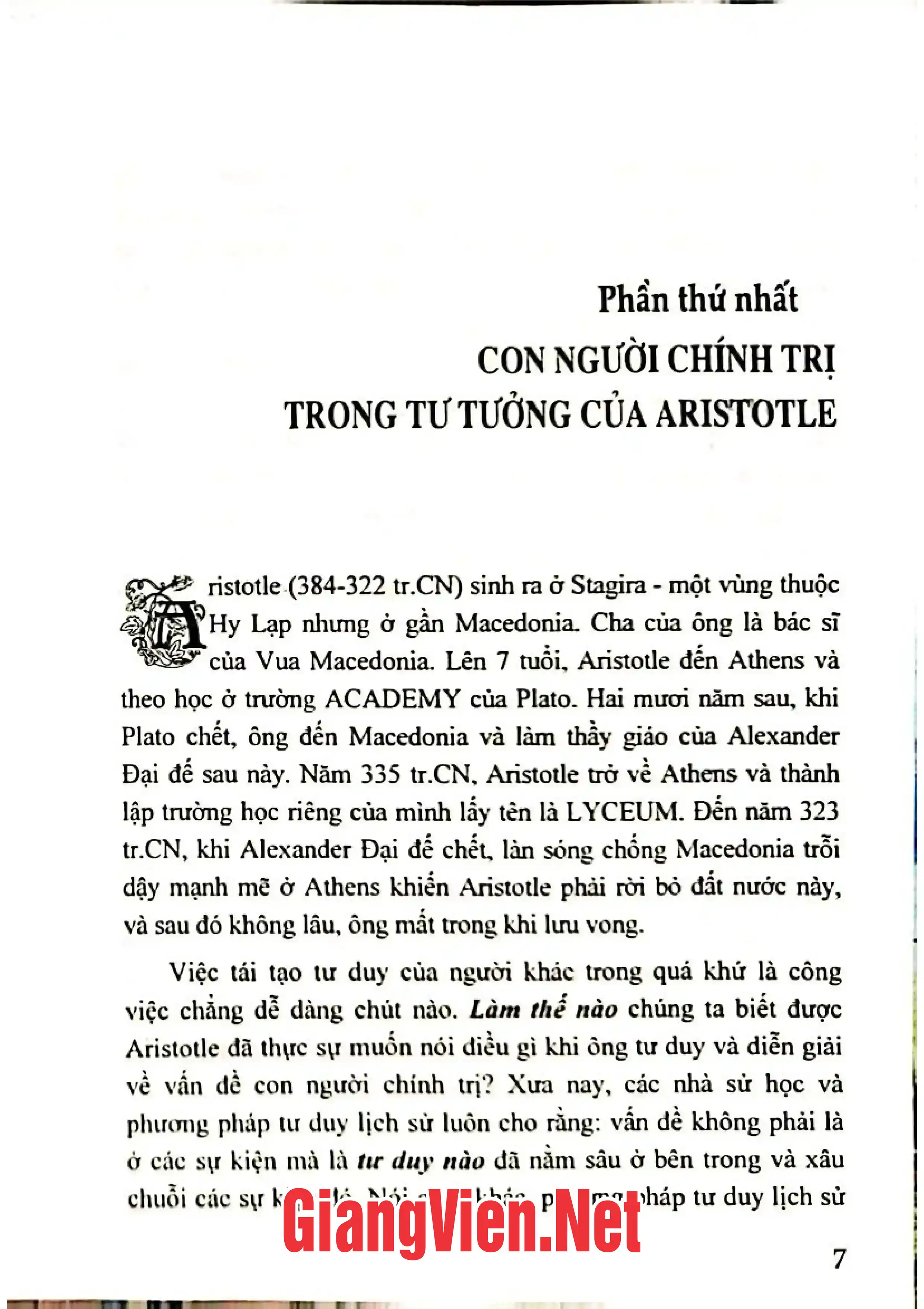 Mục lục chi tiết trang 3 sách Aristotle và Hàn Phi Tử con người chính trị và thể chế chính trị