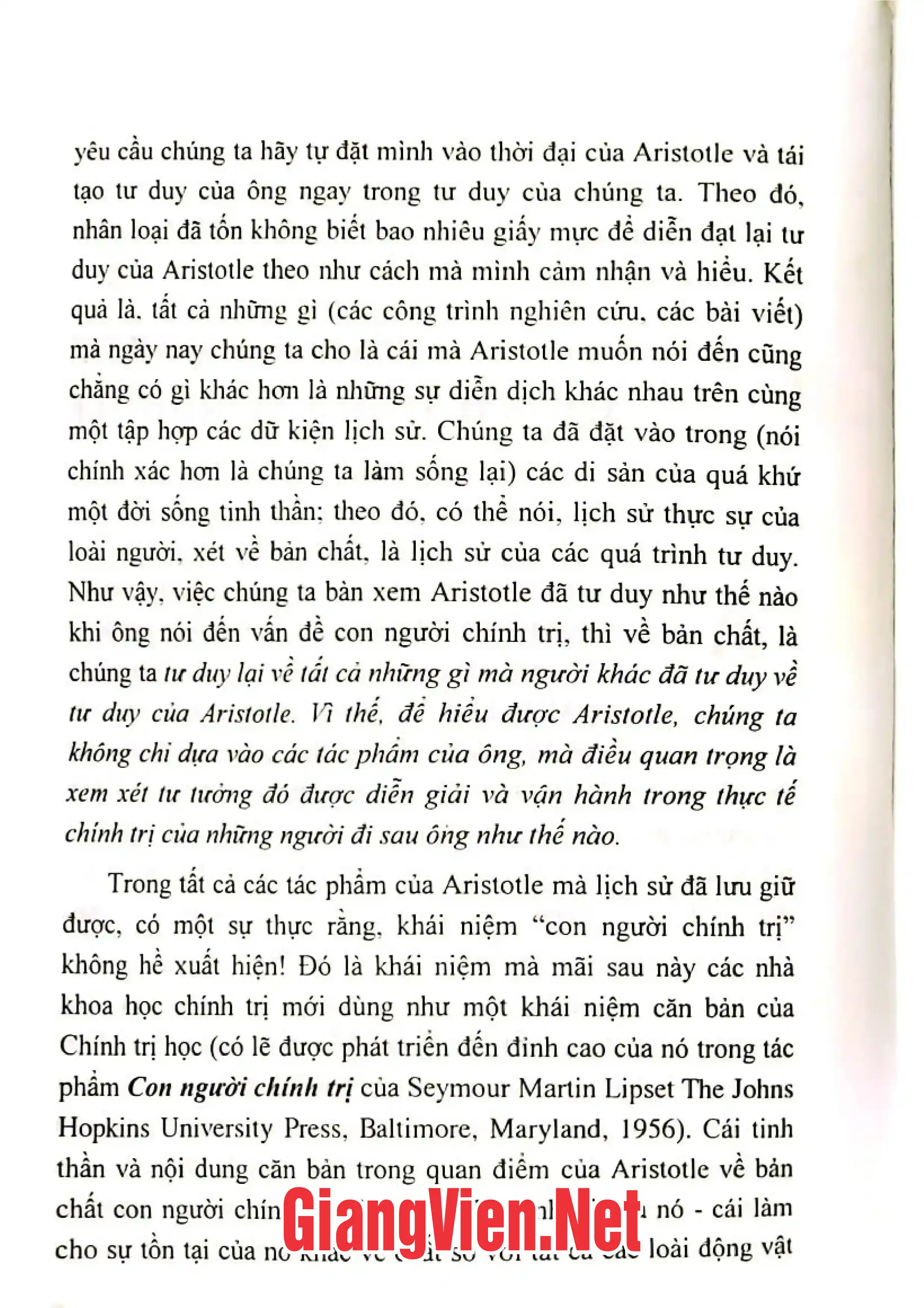 Nội dung trang phụ bản giới thiệu sách Aristotle và Hàn Phi Tử con người chính trị và thể chế chính trị