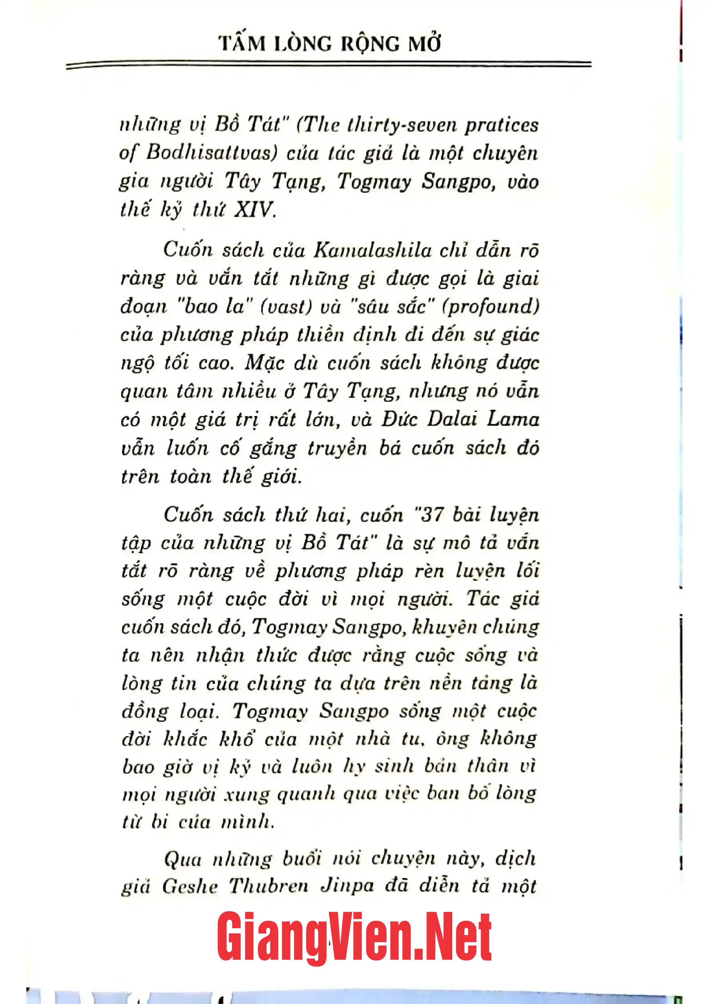 Nội dung mục lục và hình ảnh sách Tấm lòng rộng mở, Luyện tập lòng từ bi trong đời sống hằng ngày - Trang 6
