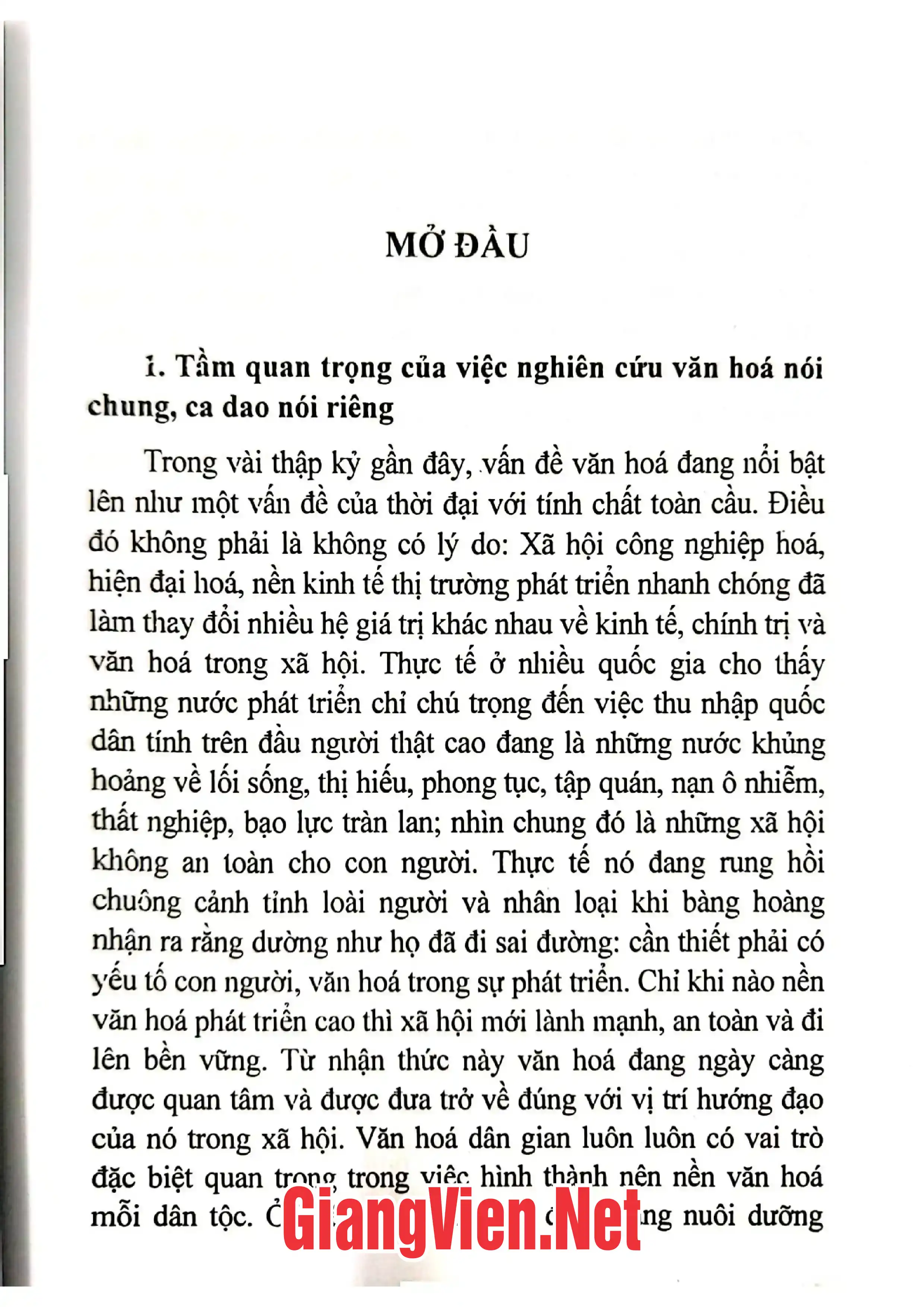 Mục lục chi tiết trang 1 sách So sánh ca dao người Việt ở xứ Nghệ và xứ Bắc