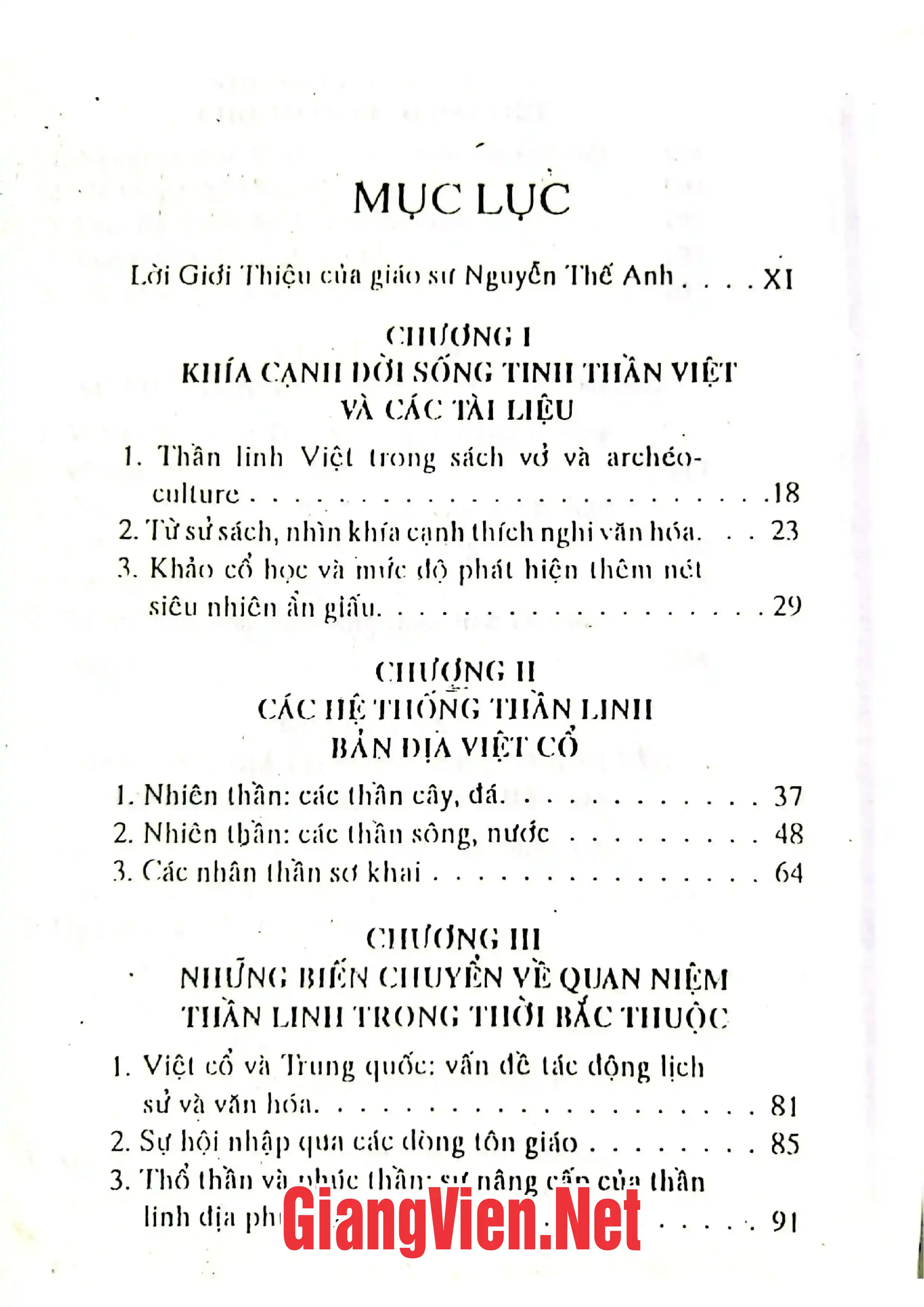 Ảnh minh họa nội dung cuốn sách: Thần, Người và đất Việt, tập I