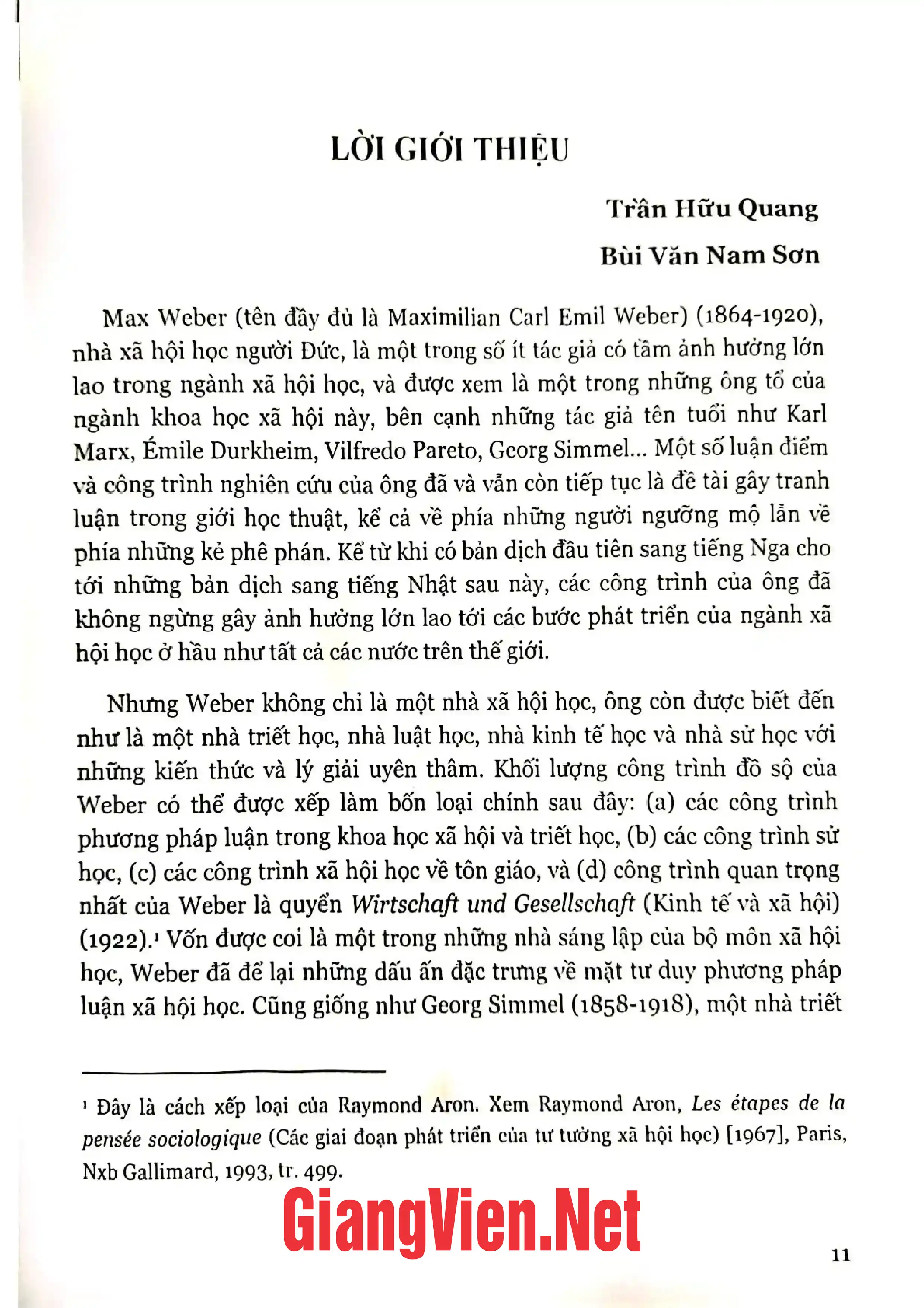 Mục lục chi tiết trang 1 sách Nền đạo đức tin lành và tinh thần của chủ nghĩa tư bản