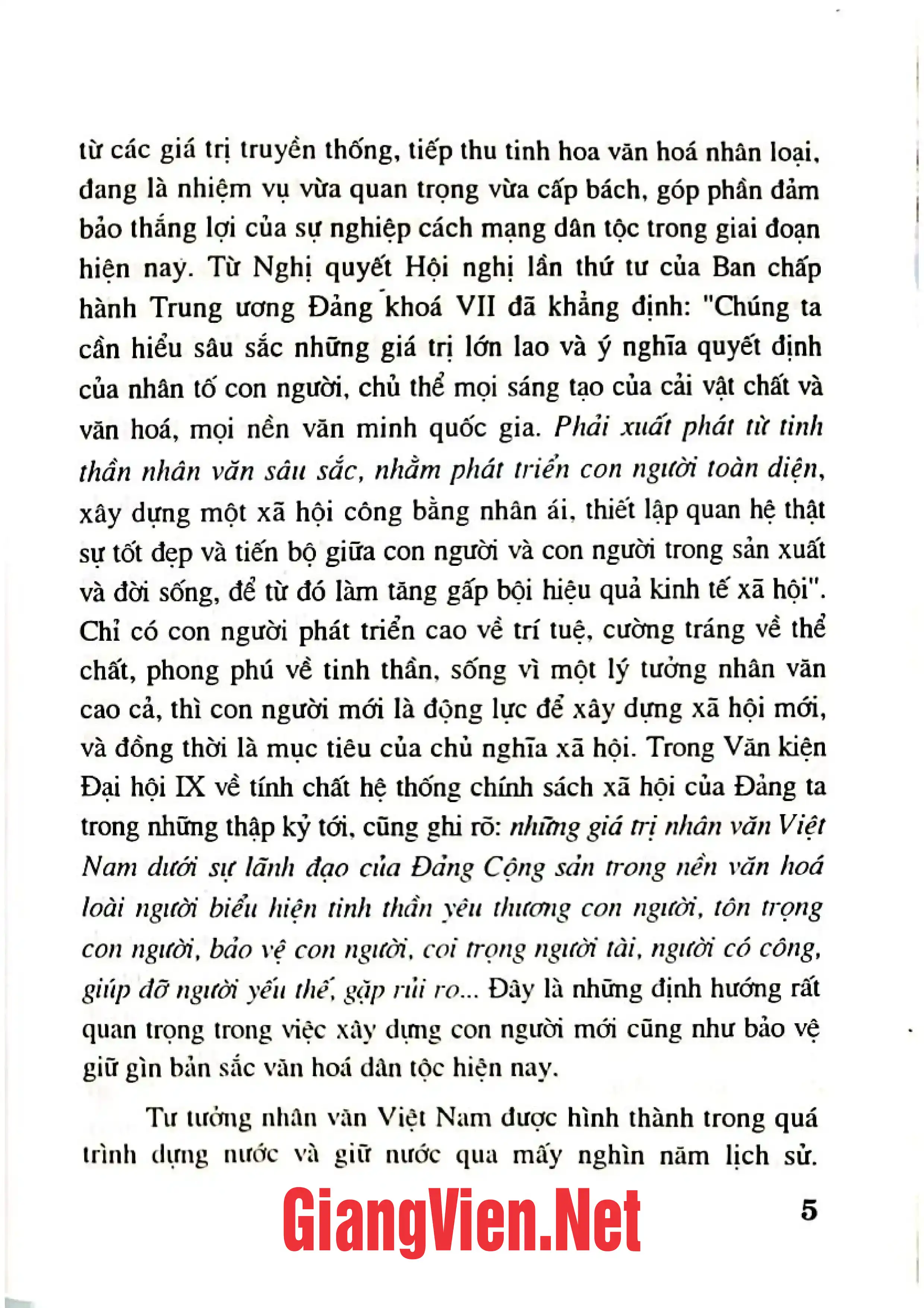 Nội dung mục lục và hình ảnh sách Tư tưởng nhân văn truyền thống Việt Nam từ thế kỷ X đến thế kỷ XIV - Trang 5