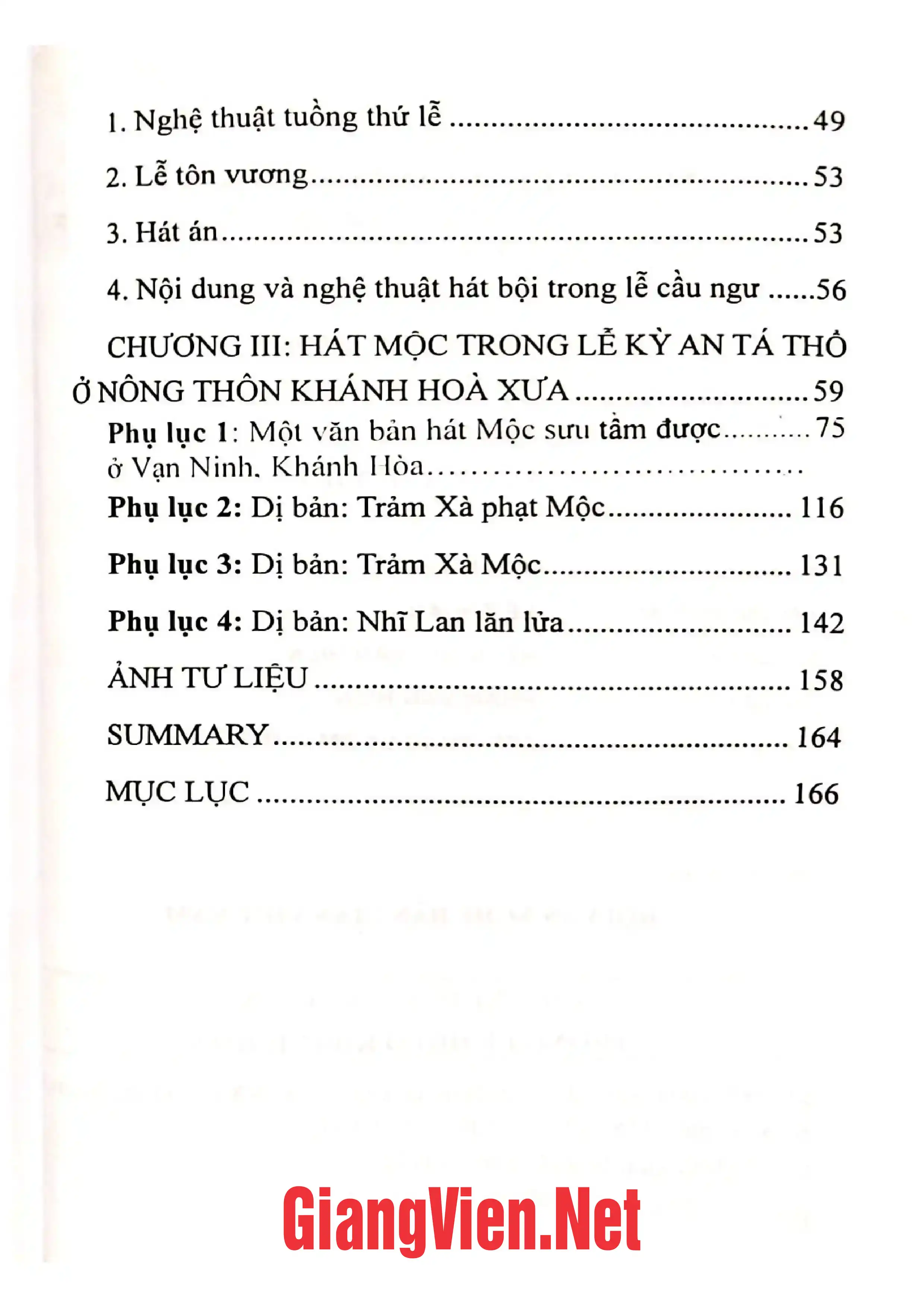 Ảnh minh họa nội dung cuốn sách: Diễn xướng dân gian trong lễ hội ở Khánh Hòa