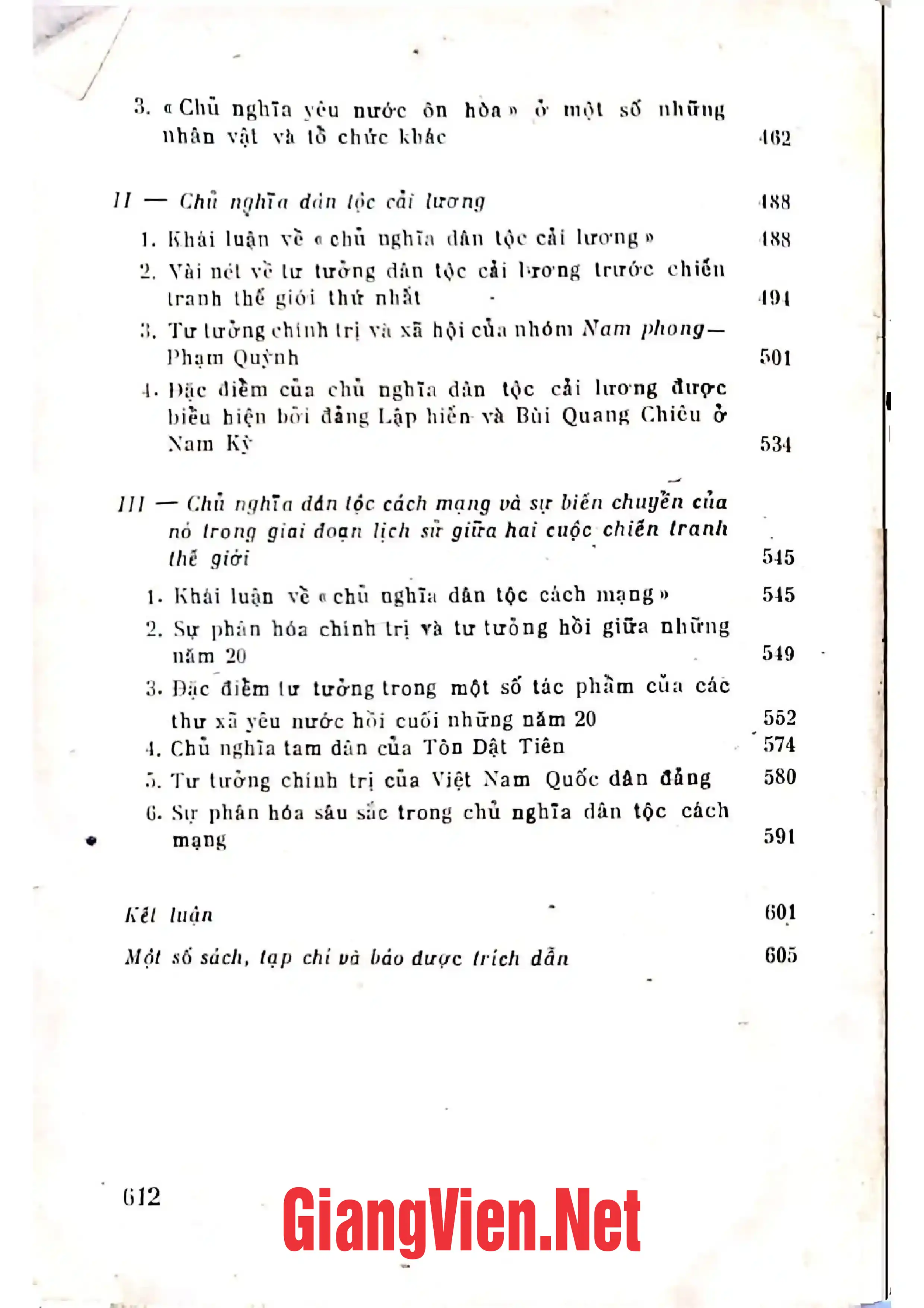 Nội dung mục lục và hình ảnh sách Sự phát triển của tư tưởng ở Việt Nam, tập II: từ thế kỷ XIX đến Cách Mạng Tháng Tám - Trang 5