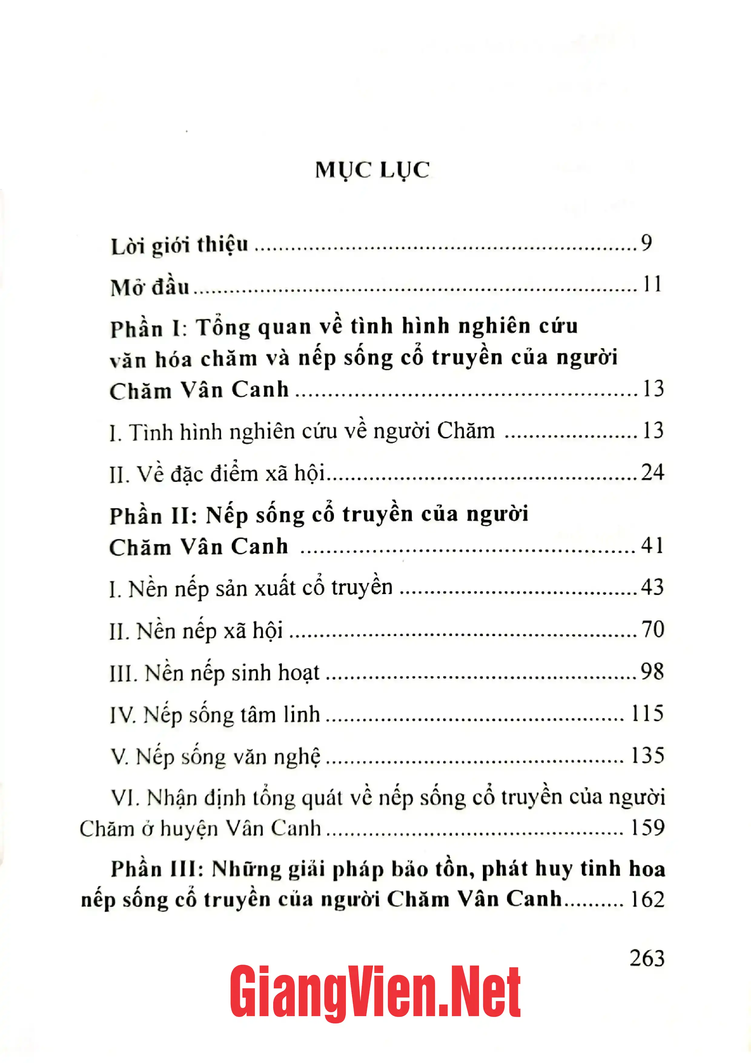Trang bìa chính thức sách Nếp sống cổ truyền người Chăm huyện Vân Canh, tỉnh Bình Định