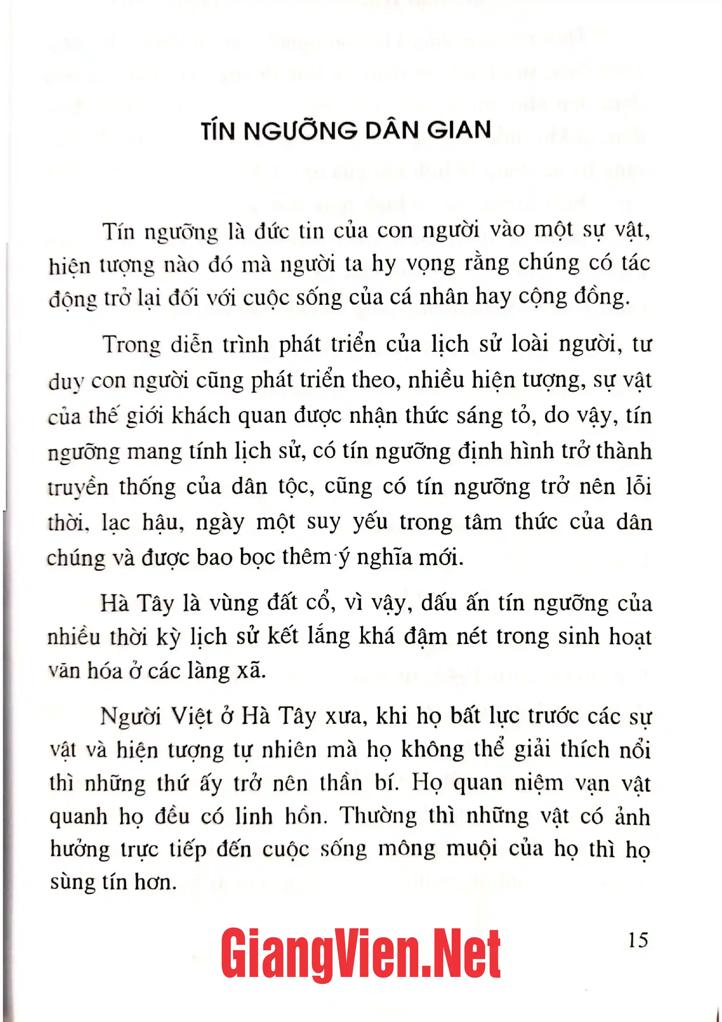 Mục lục chi tiết trang 2 sách Tín ngưỡng, tôn giáo và lễ hội dân gian Hà Tây