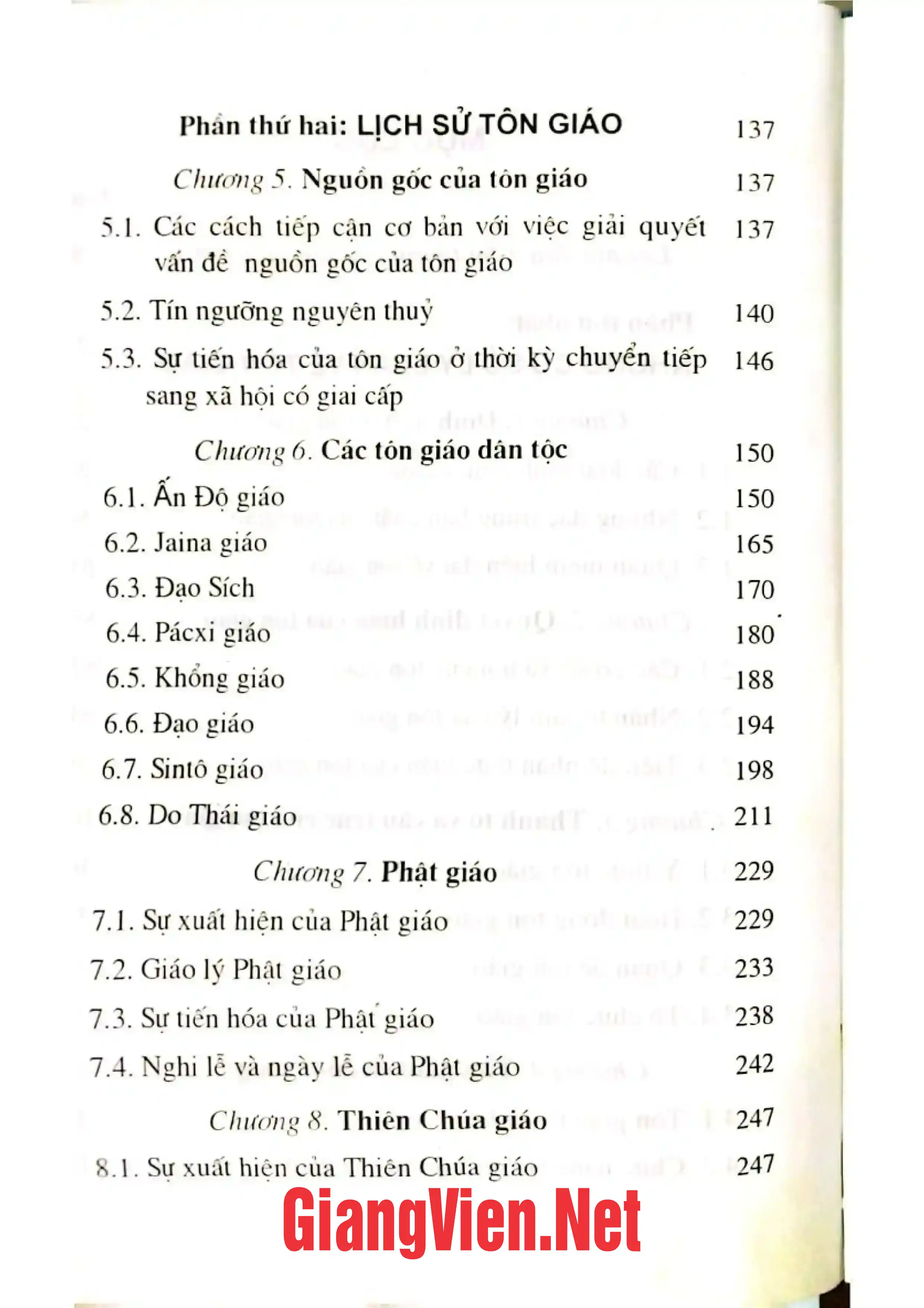 Ảnh minh họa nội dung cuốn sách: Tôn giáo học nhập môn