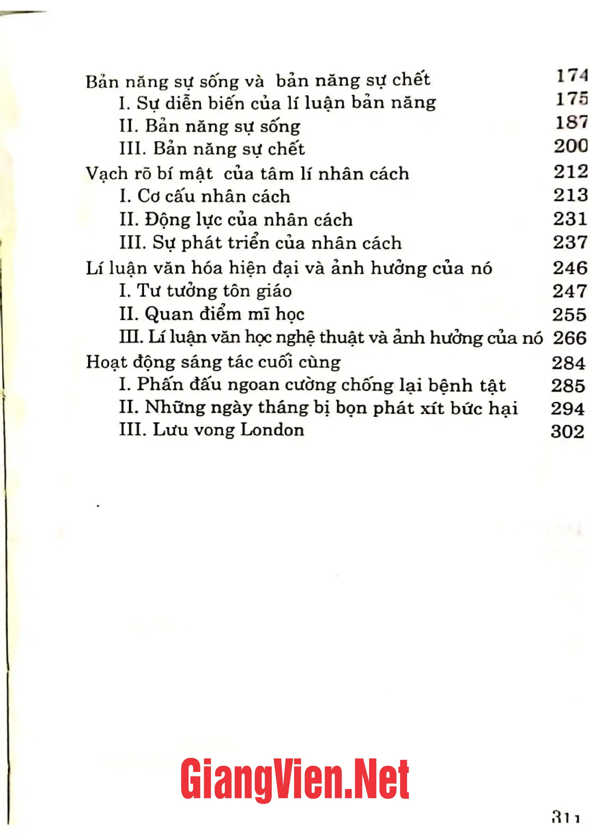 Mục lục chi tiết trang 1 sách Ximôn Phrơt