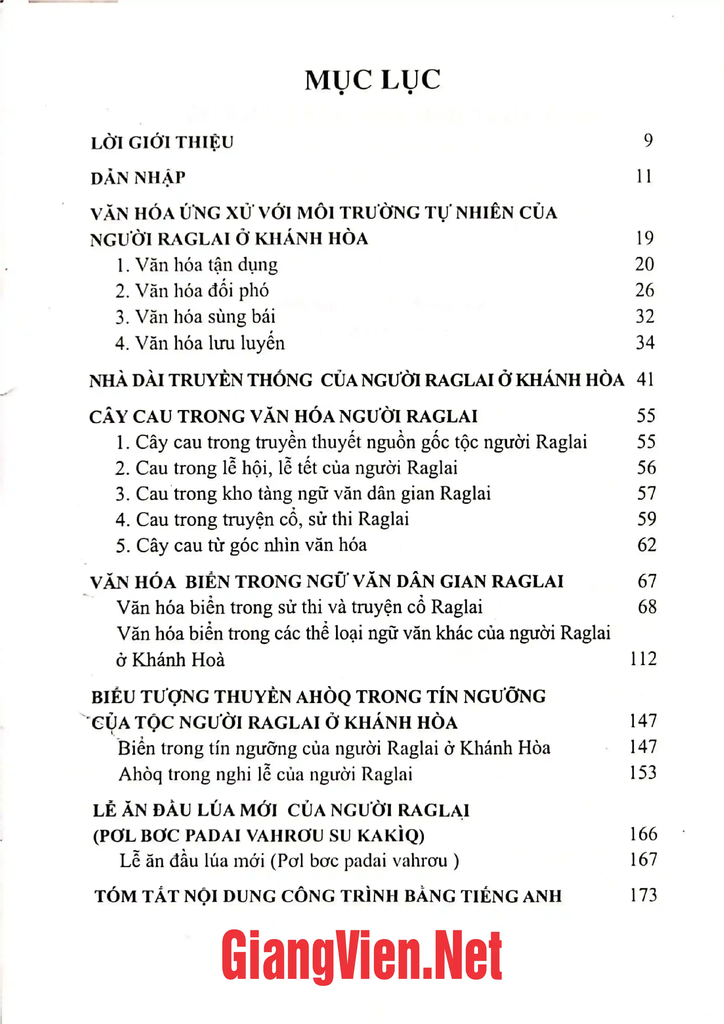 Trang bìa chính thức sách Tri thức dân gian của người Raglai