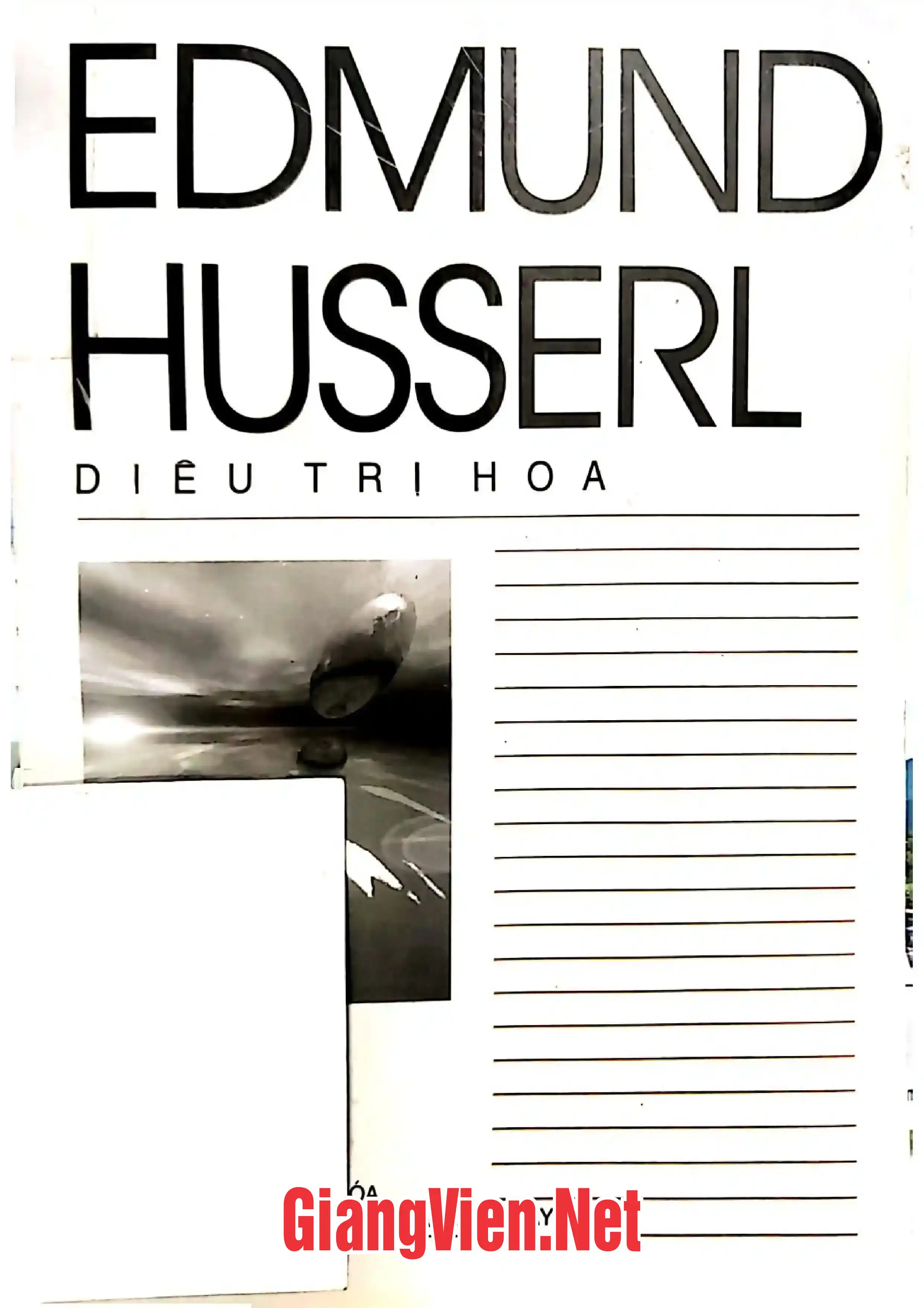 Ảnh bìa của Edmund Husserl
