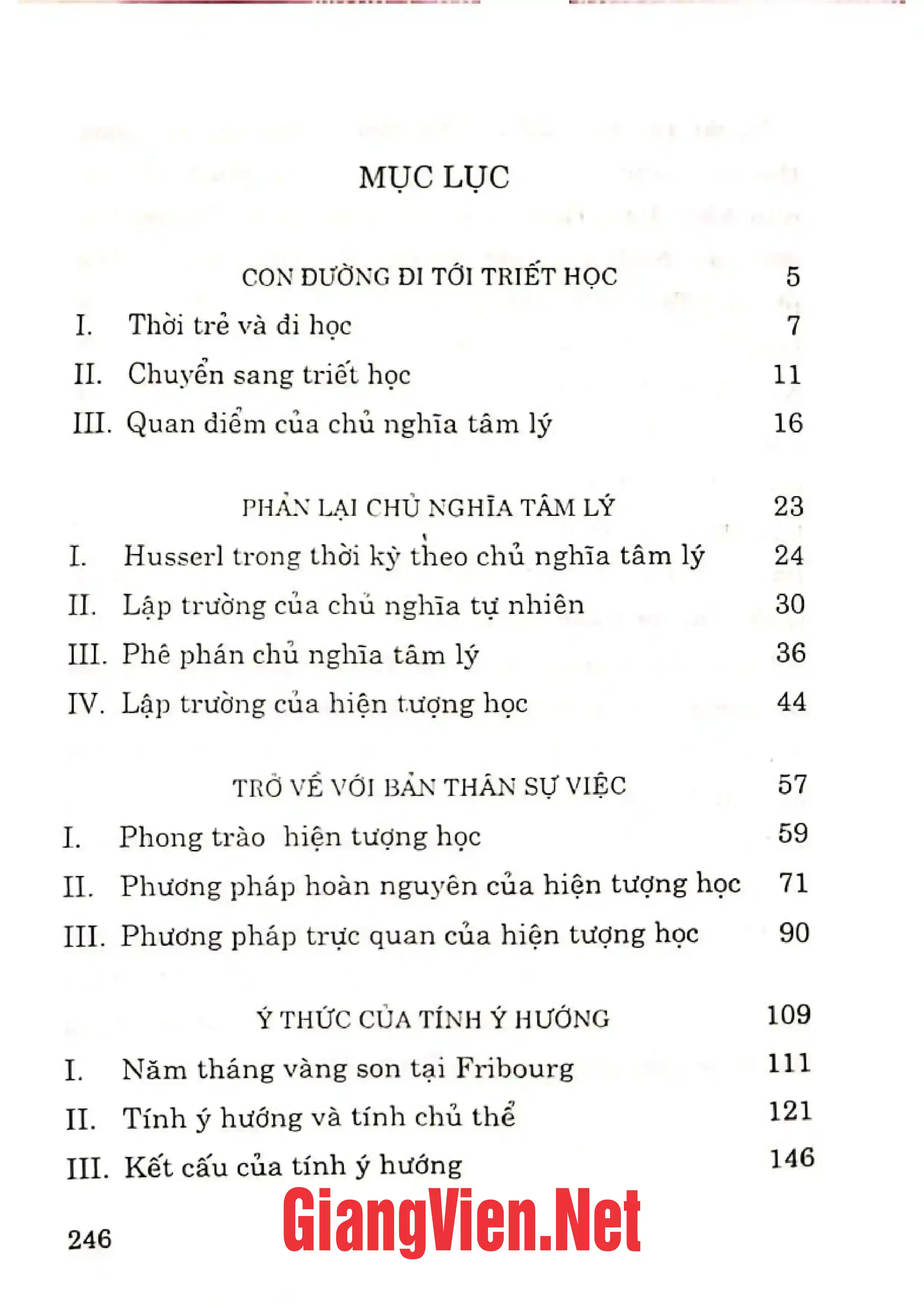 Trang bìa chính thức sách Edmund Husserl