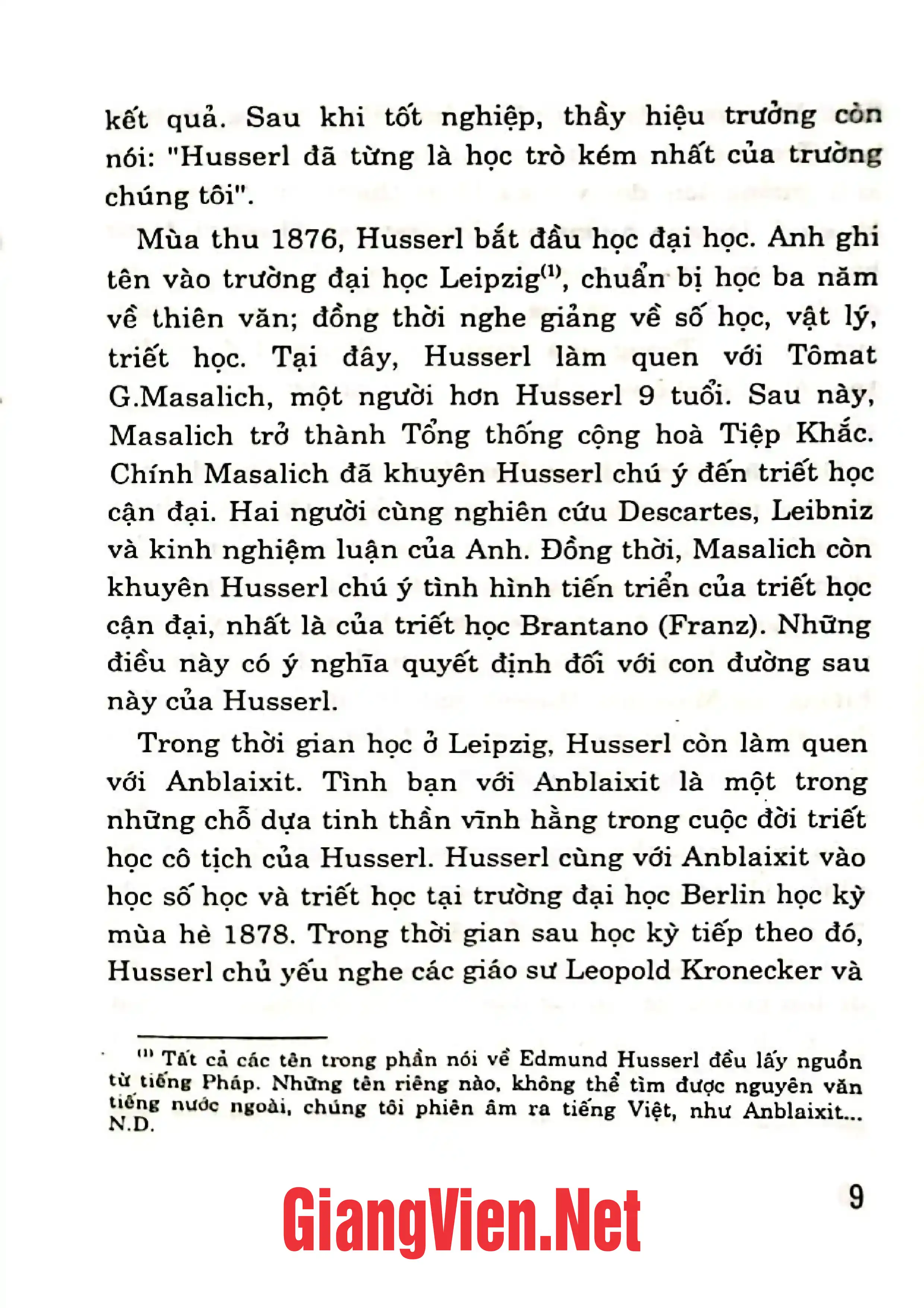 Nội dung mục lục và hình ảnh sách Edmund Husserl - Trang 6