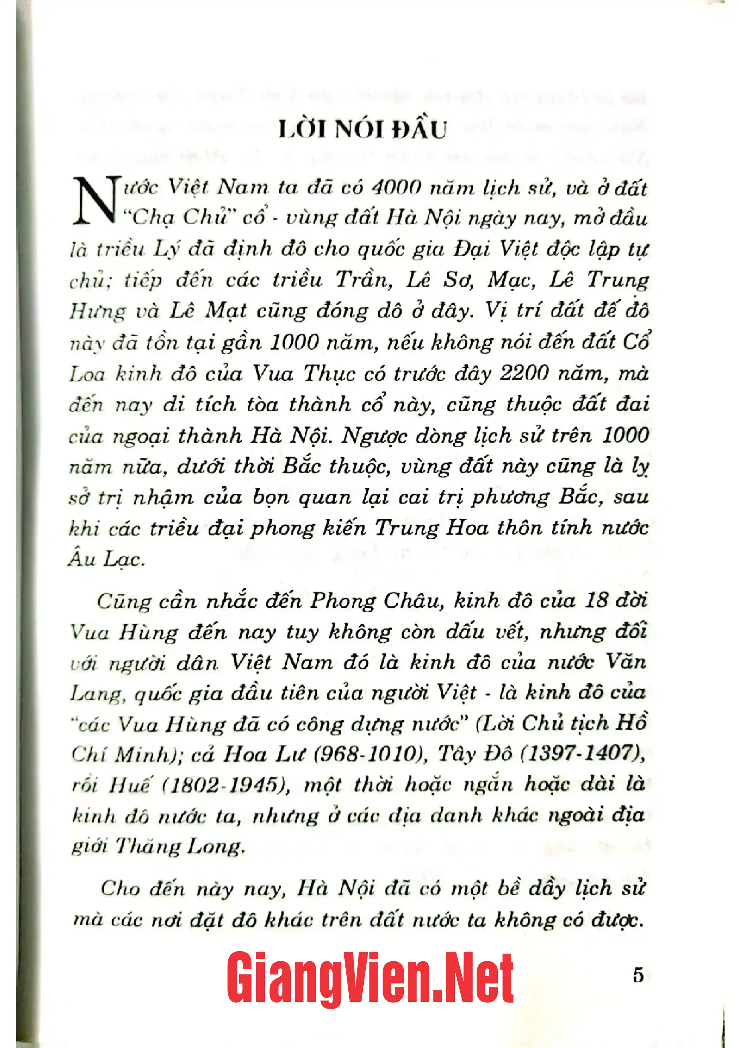 Mục lục chi tiết trang 2 sách Diện mạo và vị thế Thăng Long Hà Nội qua 1000 năm lịch sử