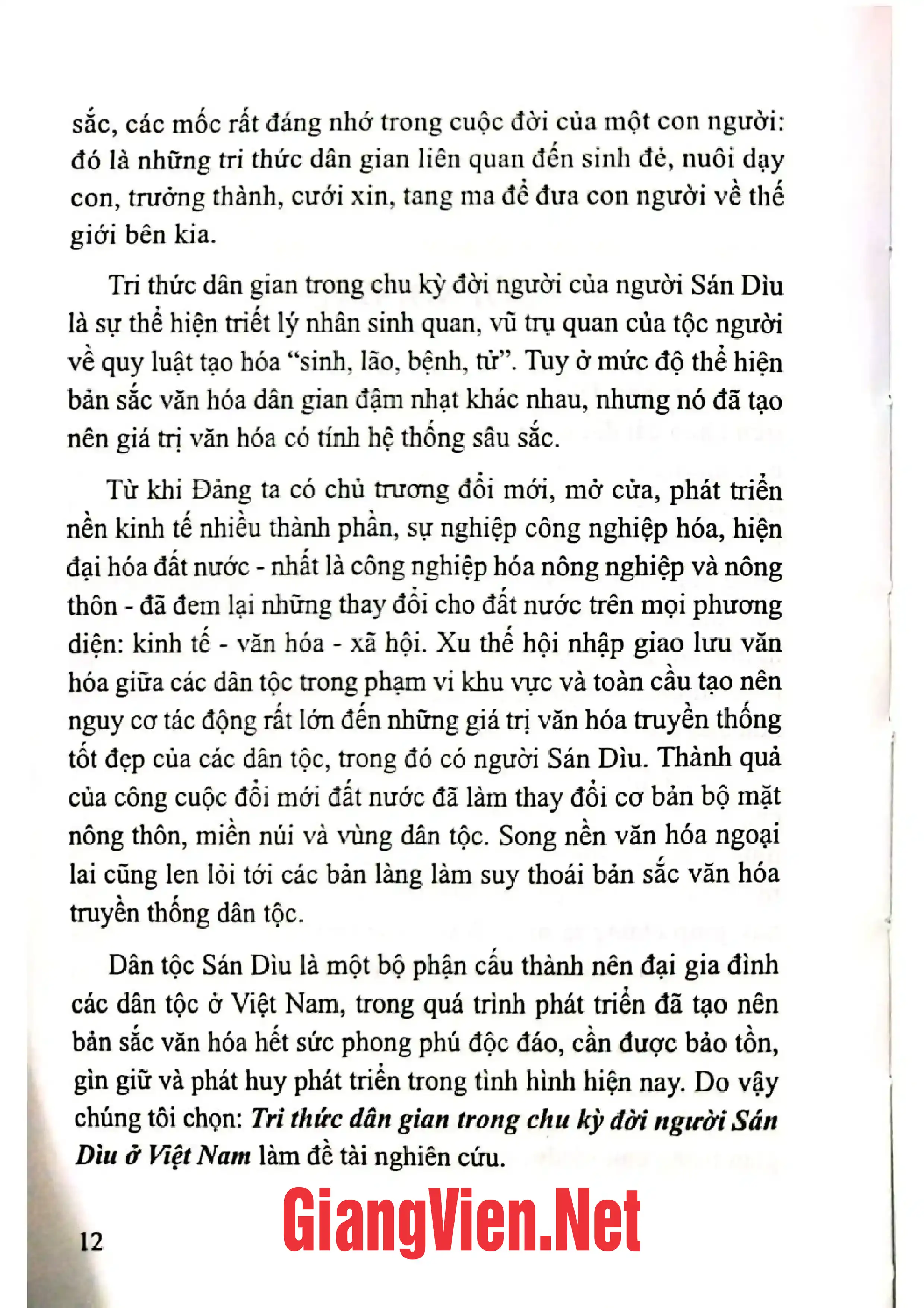 Ảnh minh họa nội dung cuốn sách: Tri thức dân gian trong chu kỳ đời người Sán Dìu ở Việt Nam