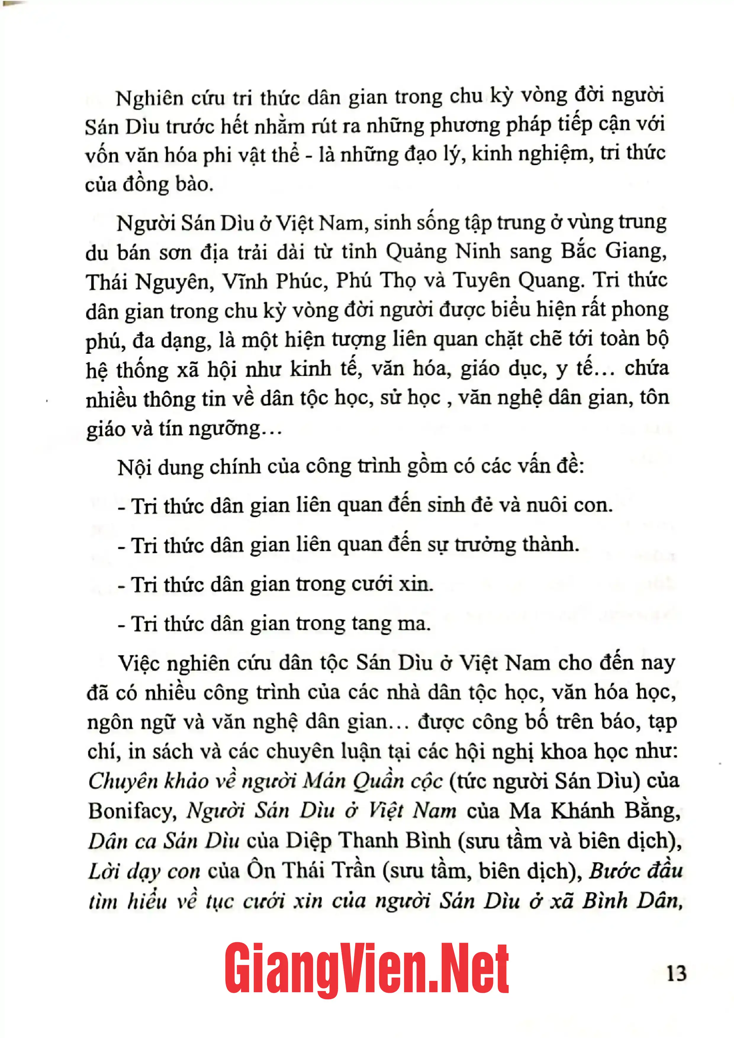 Ảnh minh họa nội dung cuốn sách: Tri thức dân gian trong chu kỳ đời người Sán Dìu ở Việt Nam
