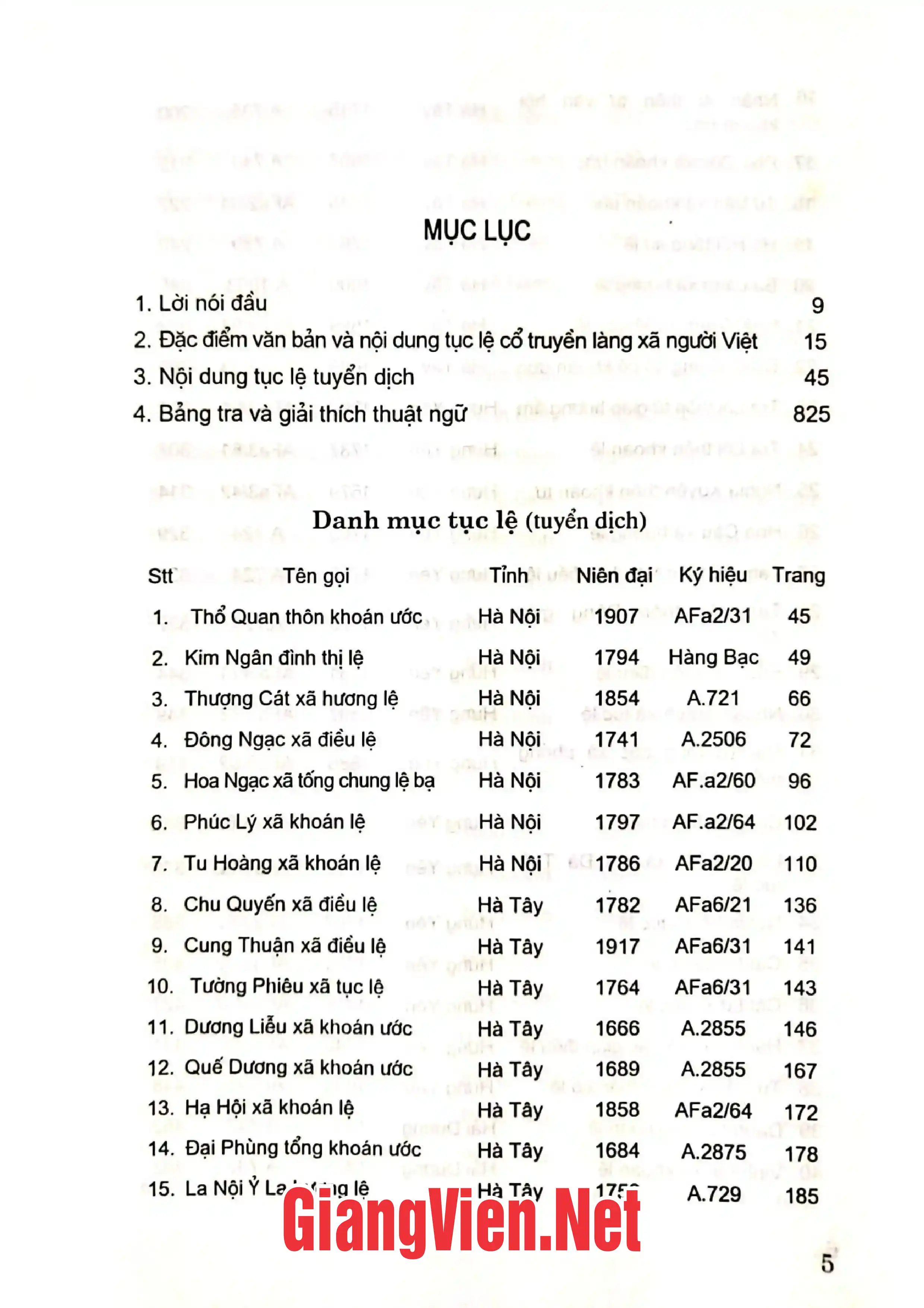 Trang bìa chính thức sách Tục lệ cổ truyền làng xã Việt Nam