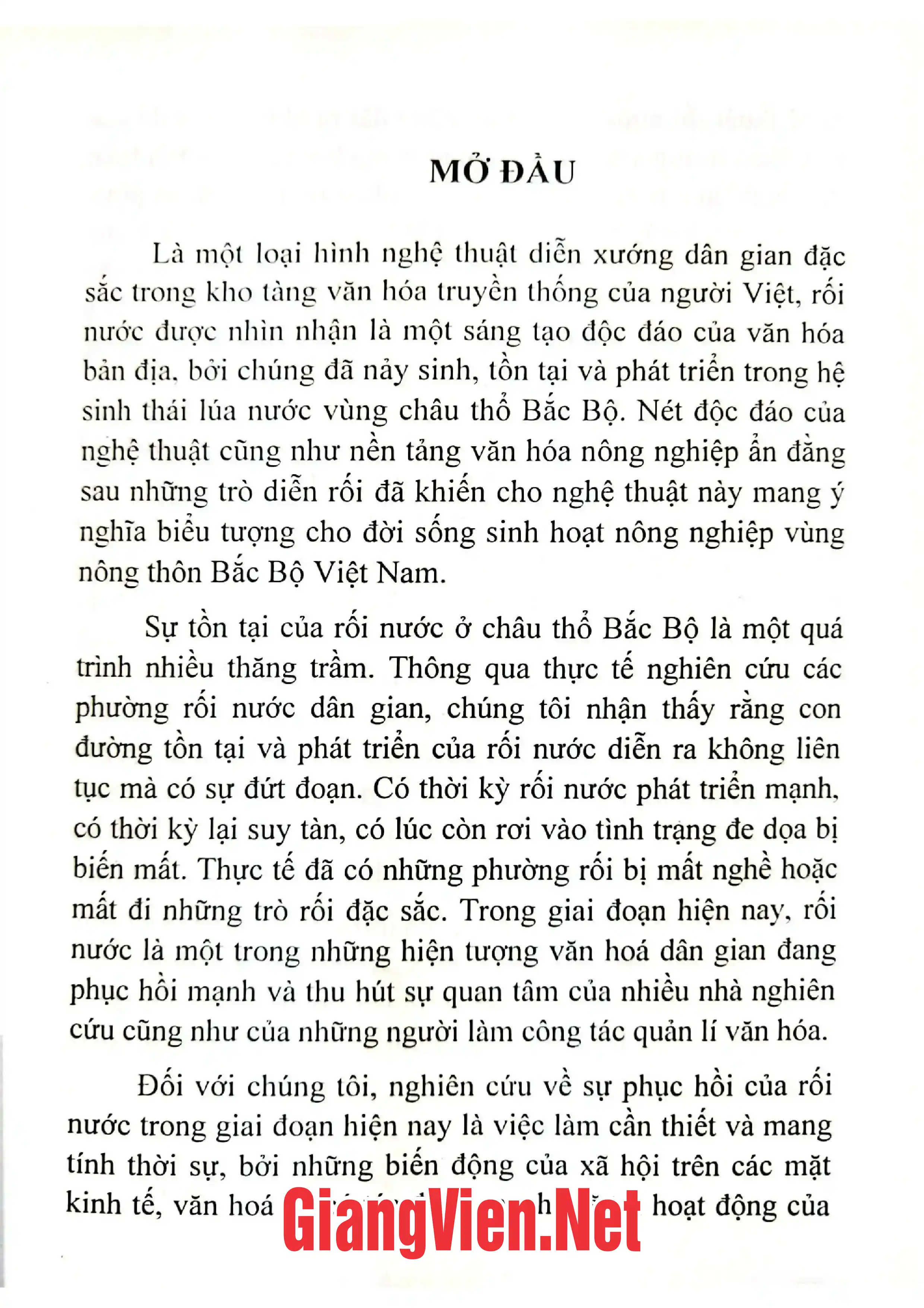 Mục lục chi tiết trang 2 sách Rối nước châu thổ Bắc Bộ sự phục hồi từ đổi mới đến nay