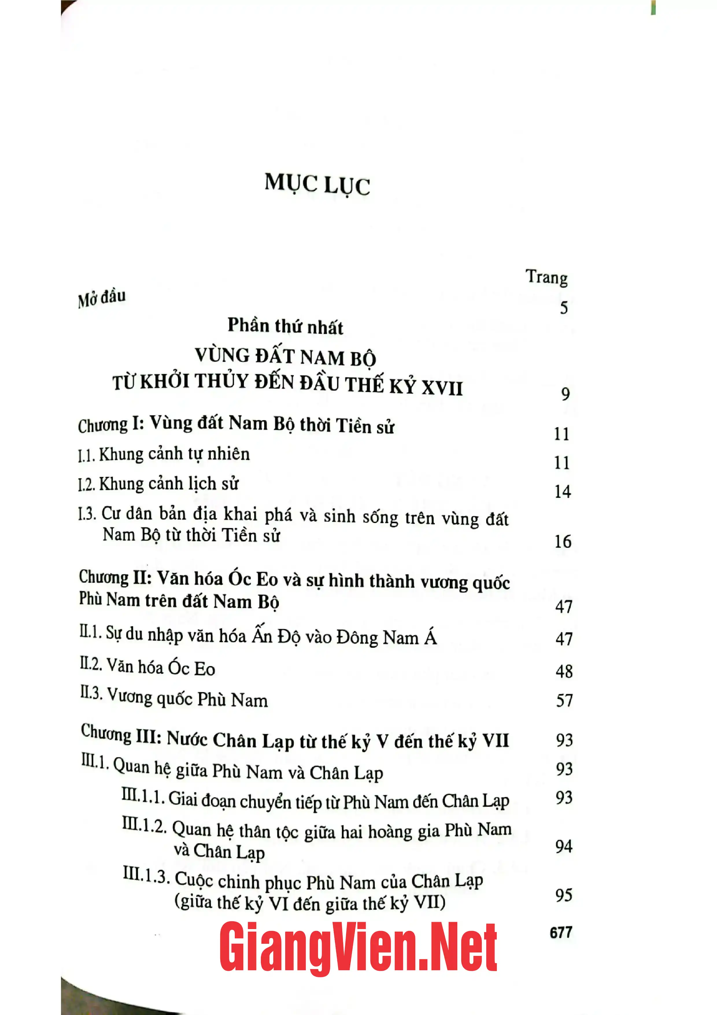 Trang bìa chính thức sách Lịch sử hình thành và phát triển vùng đất Nam Bộ Từ khởi thủy đến năm 1945
