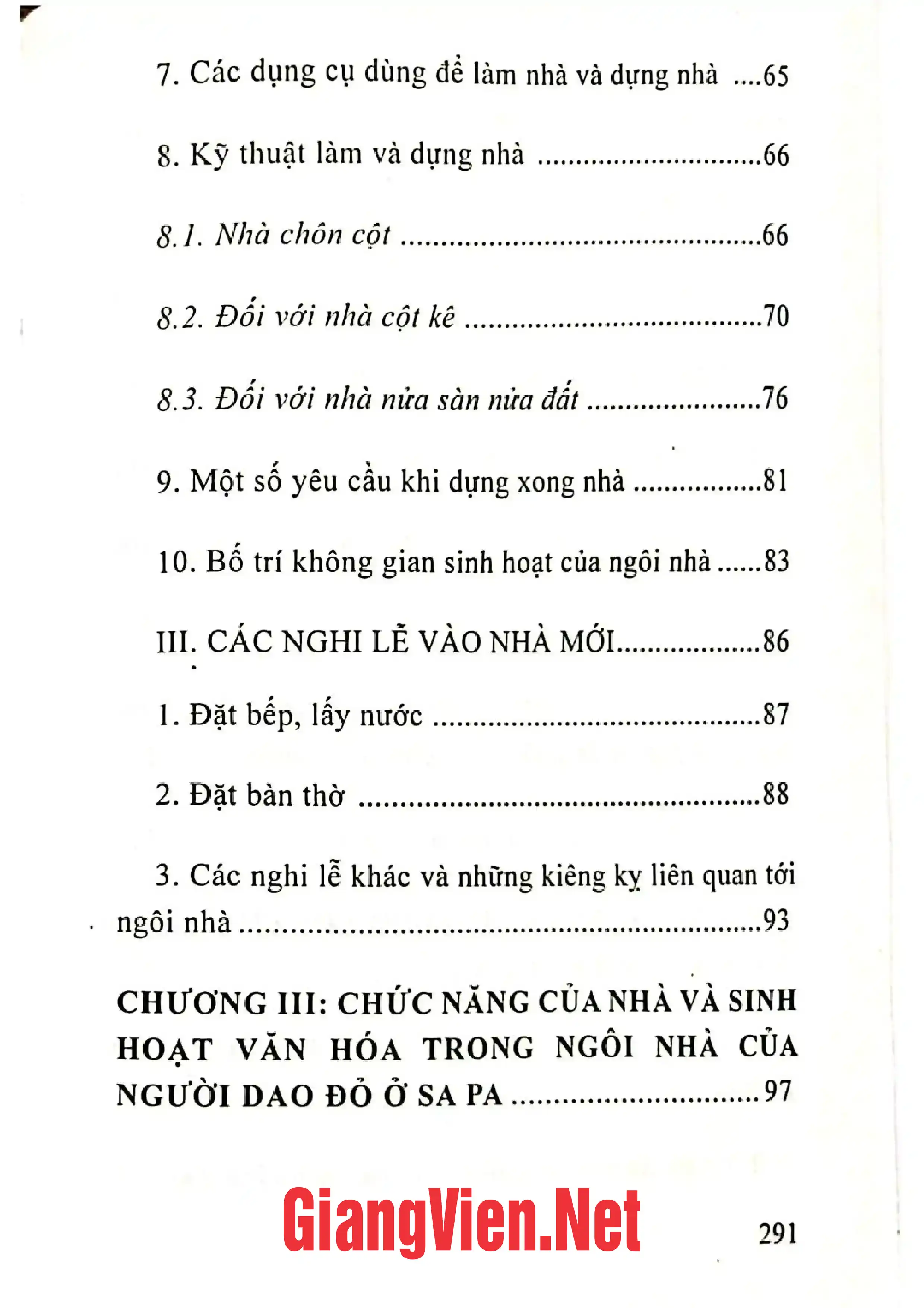 Ảnh minh họa nội dung cuốn sách: ứng xử của người Dao đỏ ở Sa Pa trong việc cư trú, khai thác và bảo vệ rừng, nguồn nước