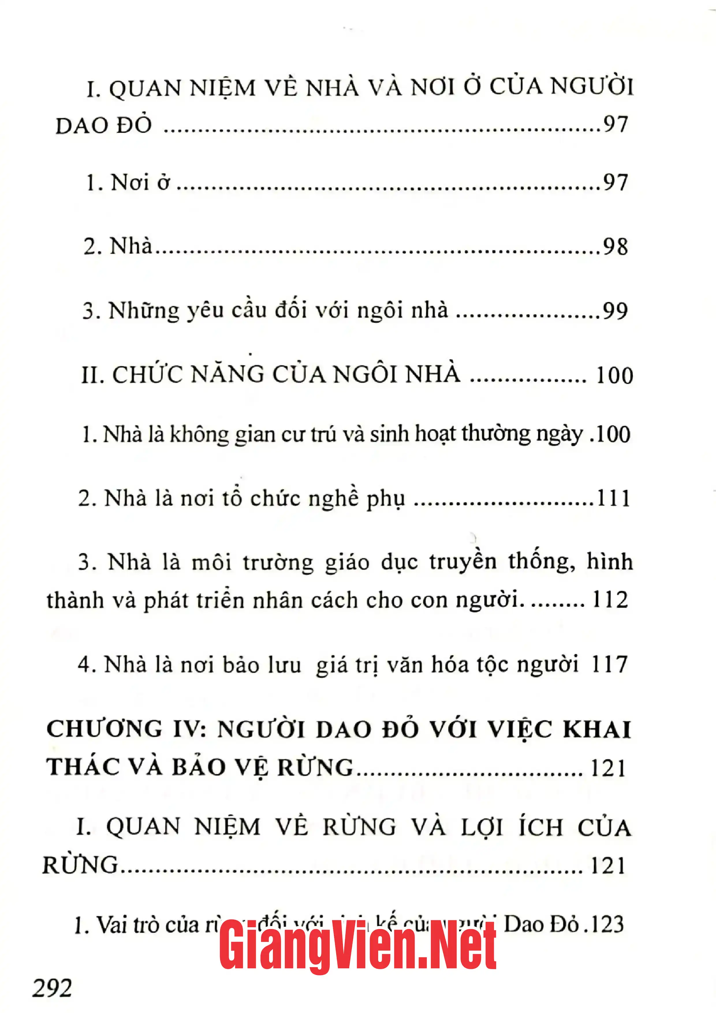 Ảnh minh họa nội dung cuốn sách: ứng xử của người Dao đỏ ở Sa Pa trong việc cư trú, khai thác và bảo vệ rừng, nguồn nước