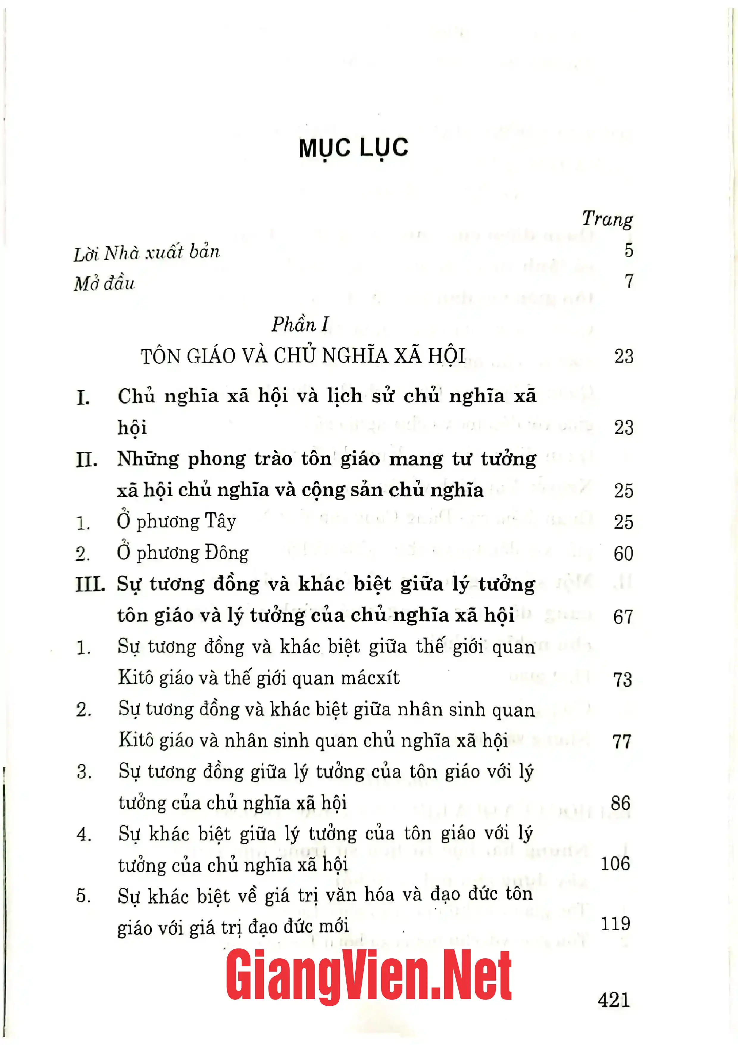 Trang bìa chính thức sách Tôn giáo với dân tộc và chủ nghĩa xã hội