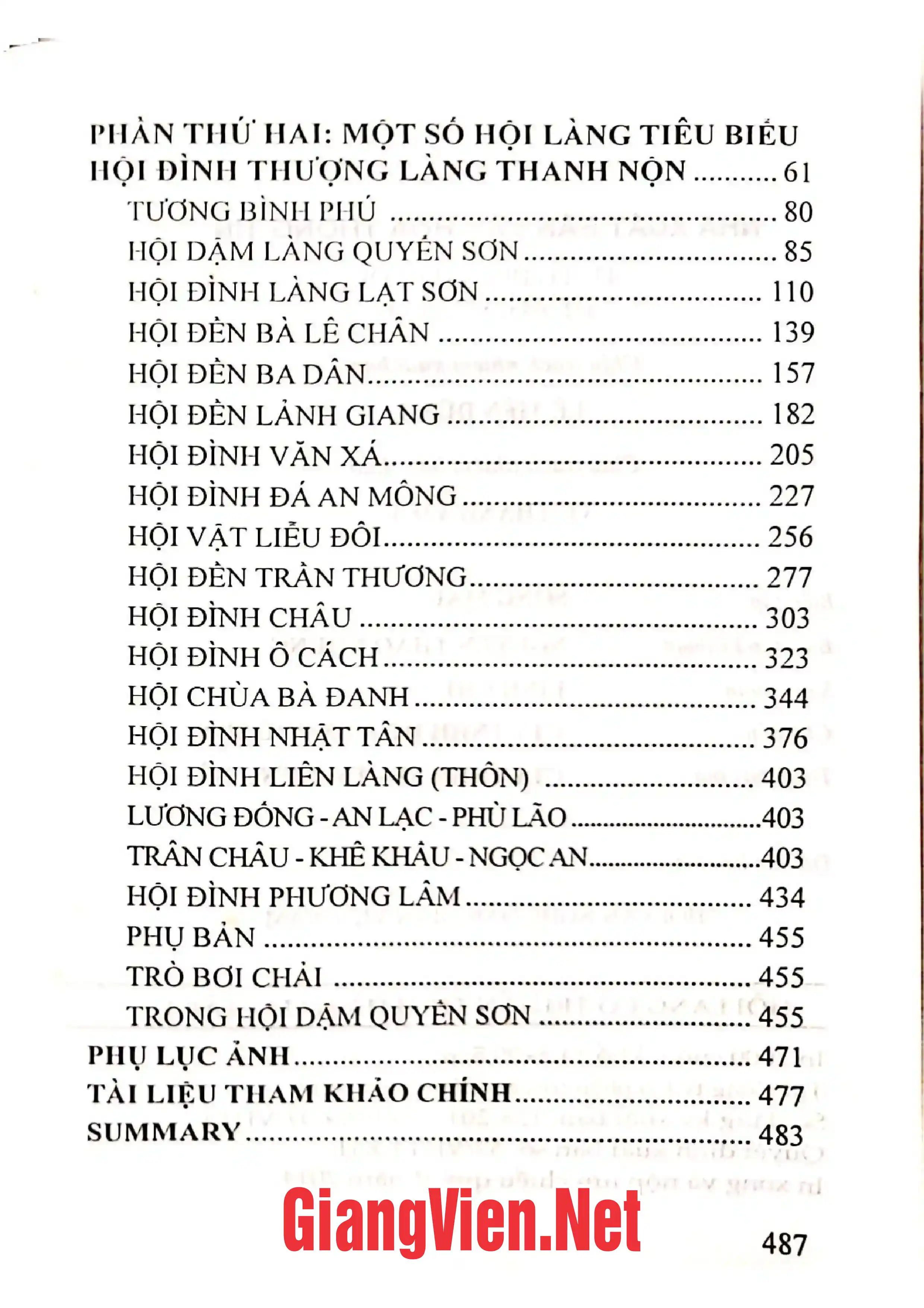 Ảnh minh họa nội dung cuốn sách: Hội làng cổ truyền tỉnh Hà Nam