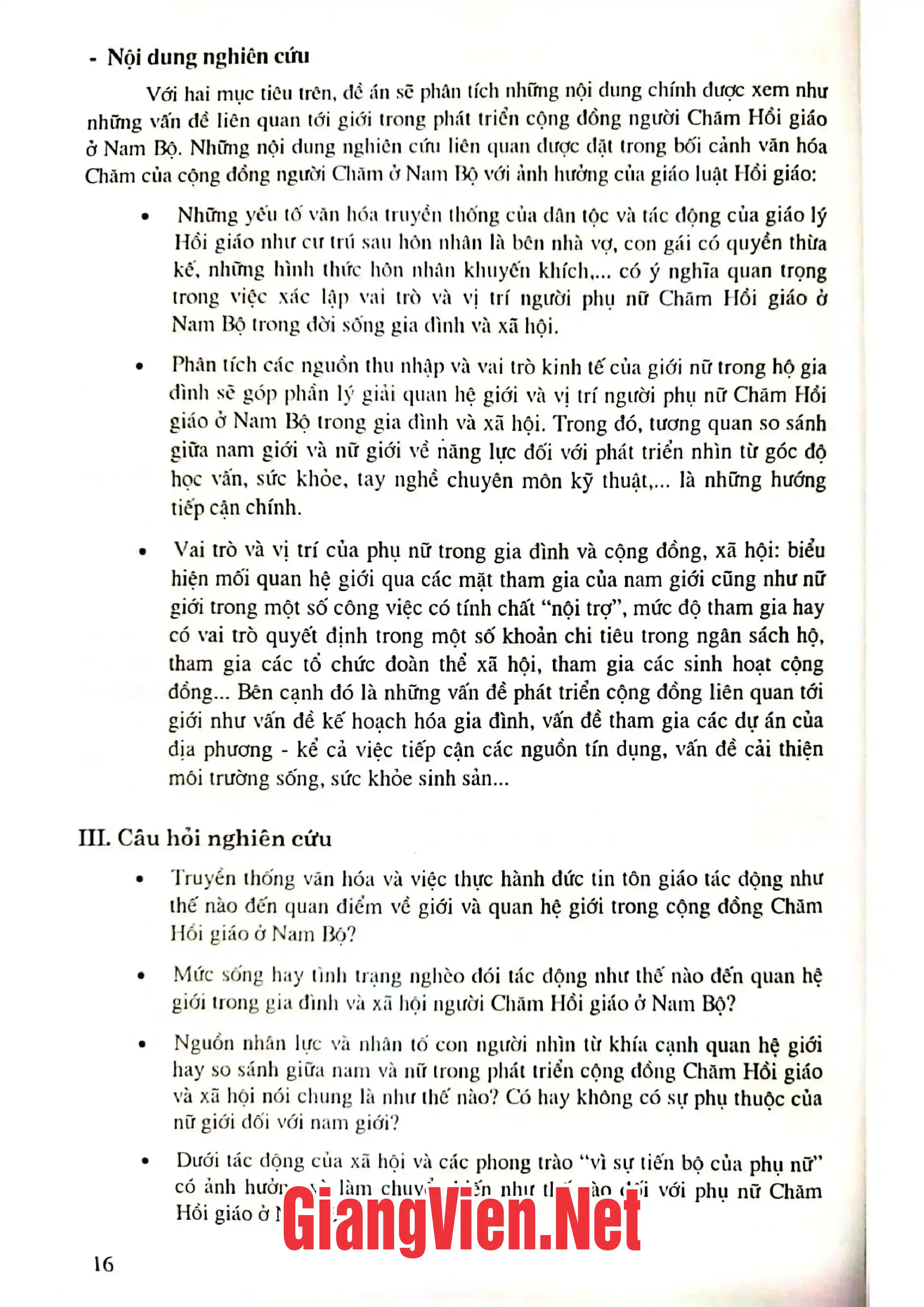 Ảnh minh họa nội dung cuốn sách: Cộng đồng người Chăm Hồi giáo ở Nam Bộ trong quan hệ giới và phát triển